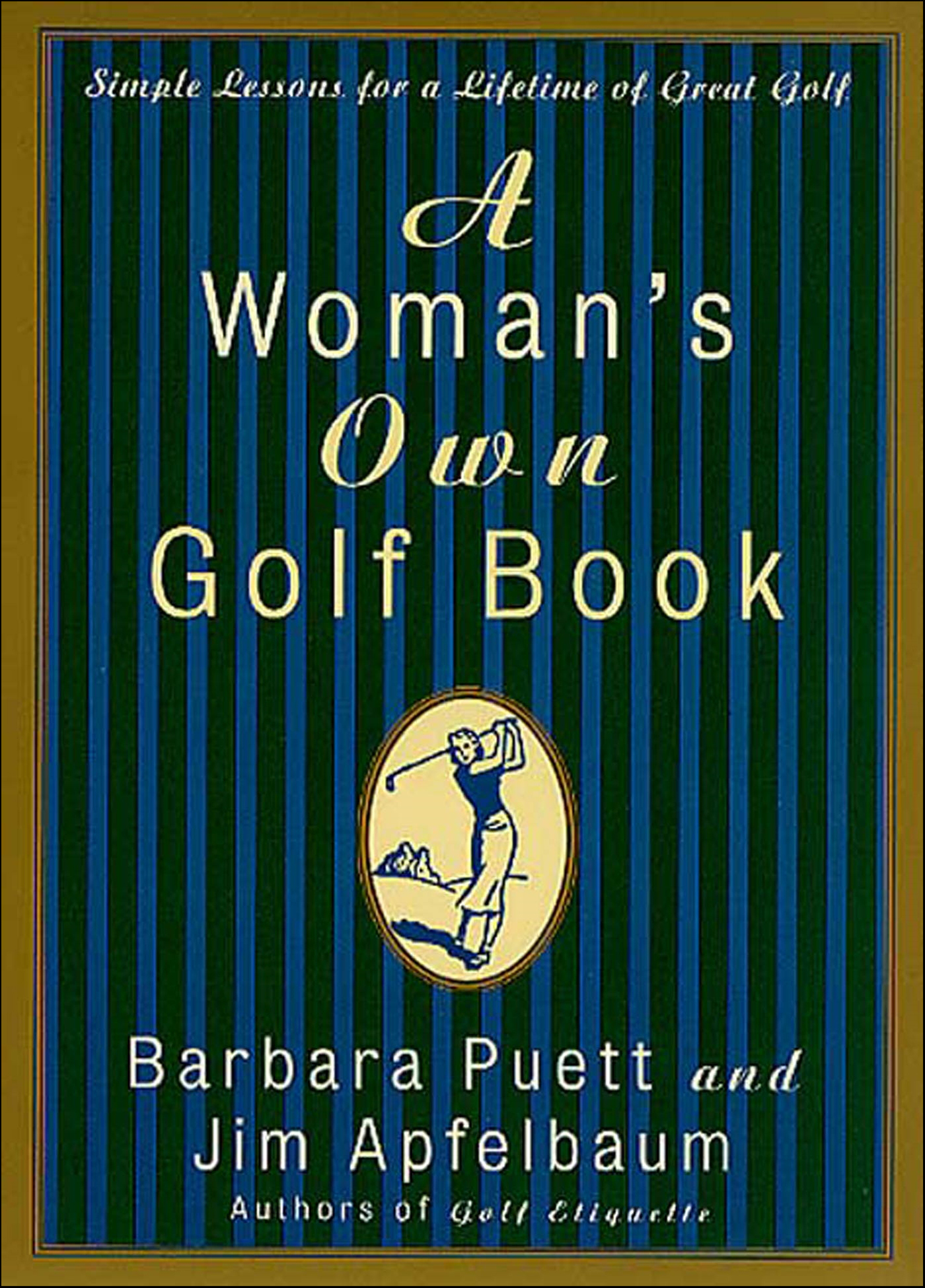 This image is the cover for the book Woman's Own Golf Book