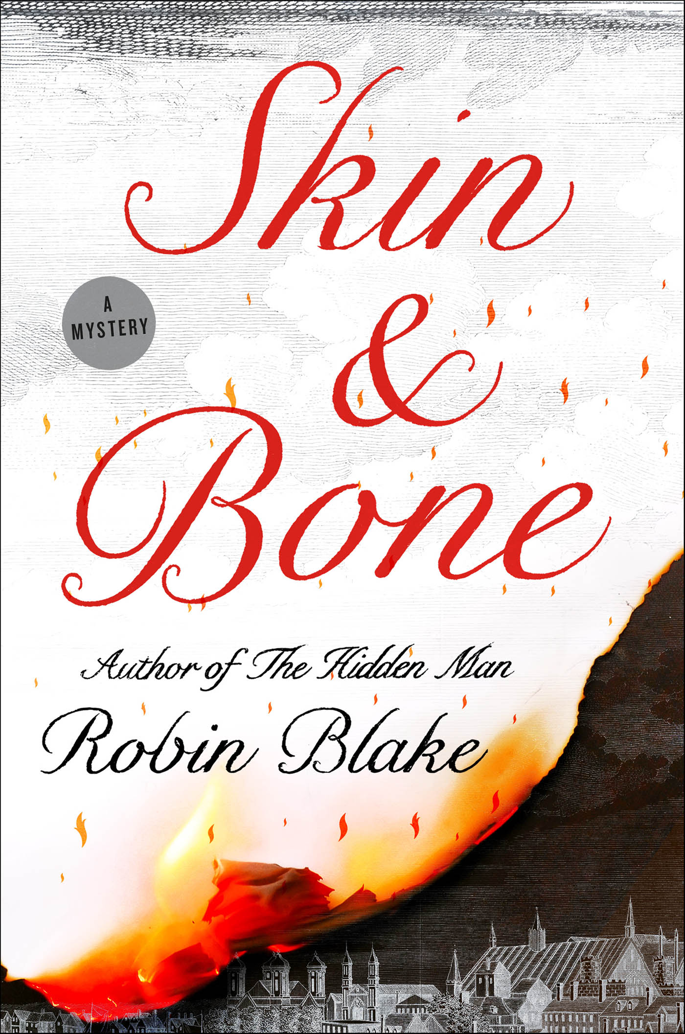 This image is the cover for the book Skin & Bone, Cragg & Fidelis Mysteries