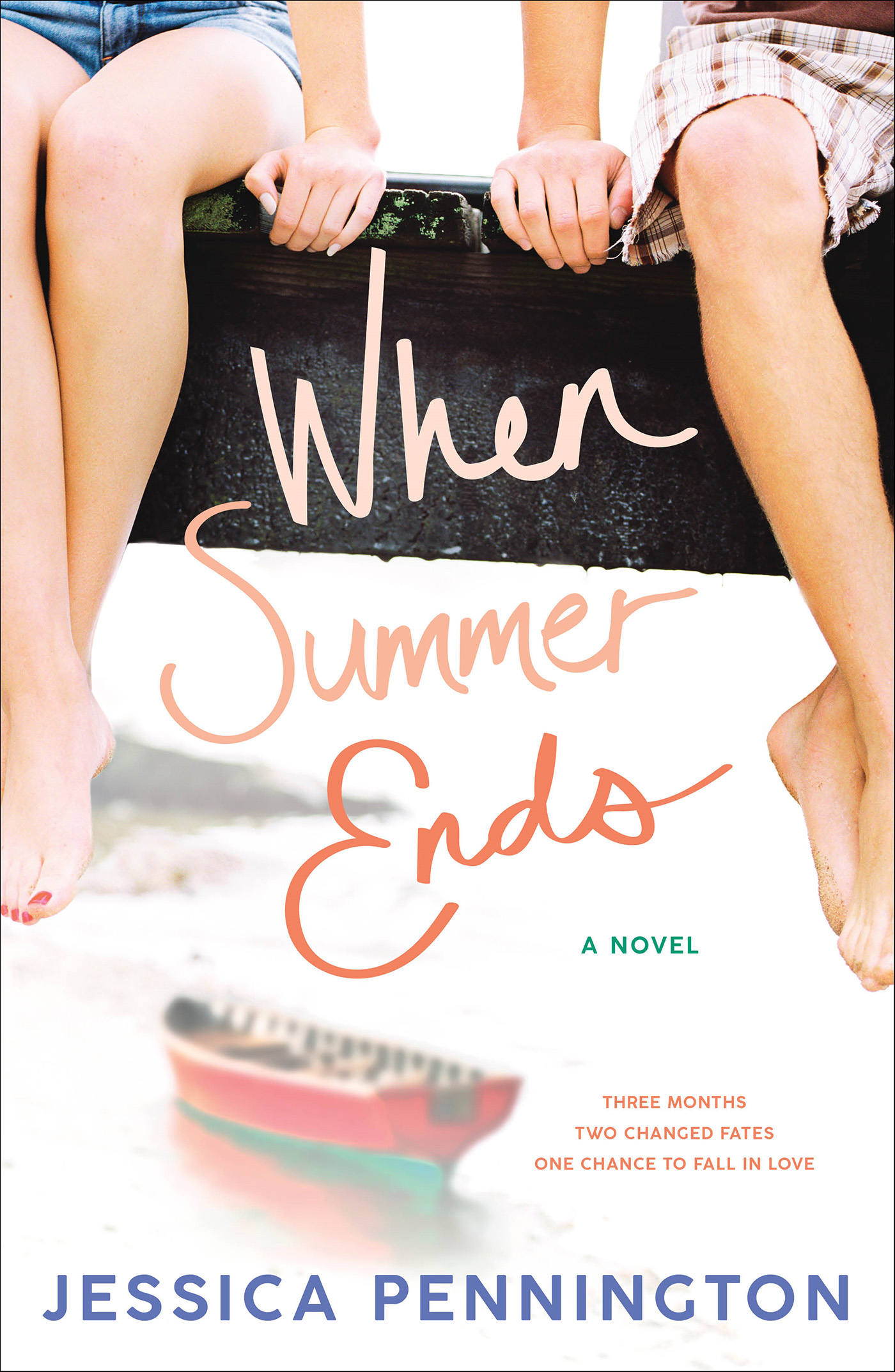 This image is the cover for the book When Summer Ends