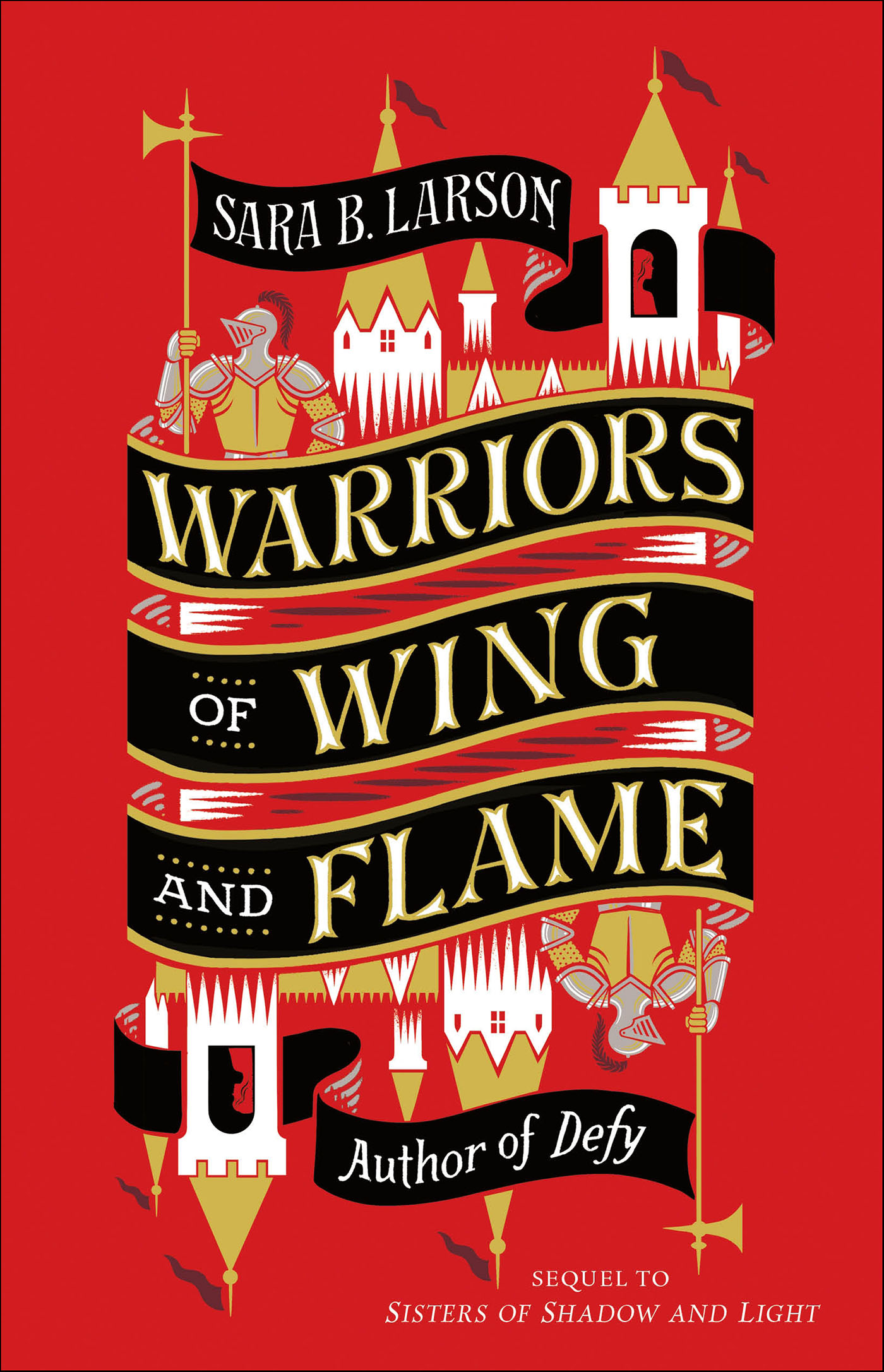 This image is the cover for the book Warriors of Wing and Flame, Sisters of Shadow and Light