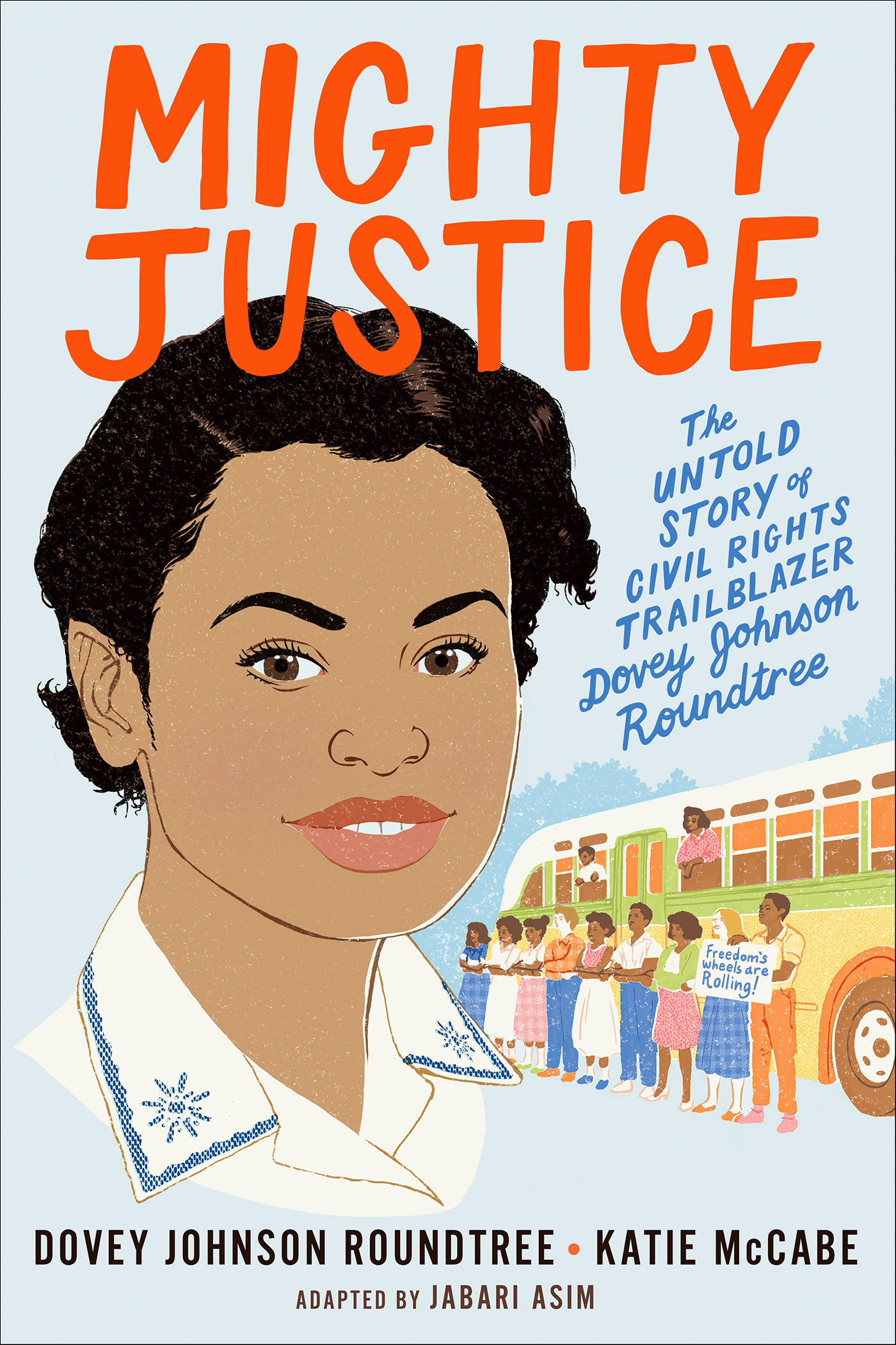 This image is the cover for the book Mighty Justice