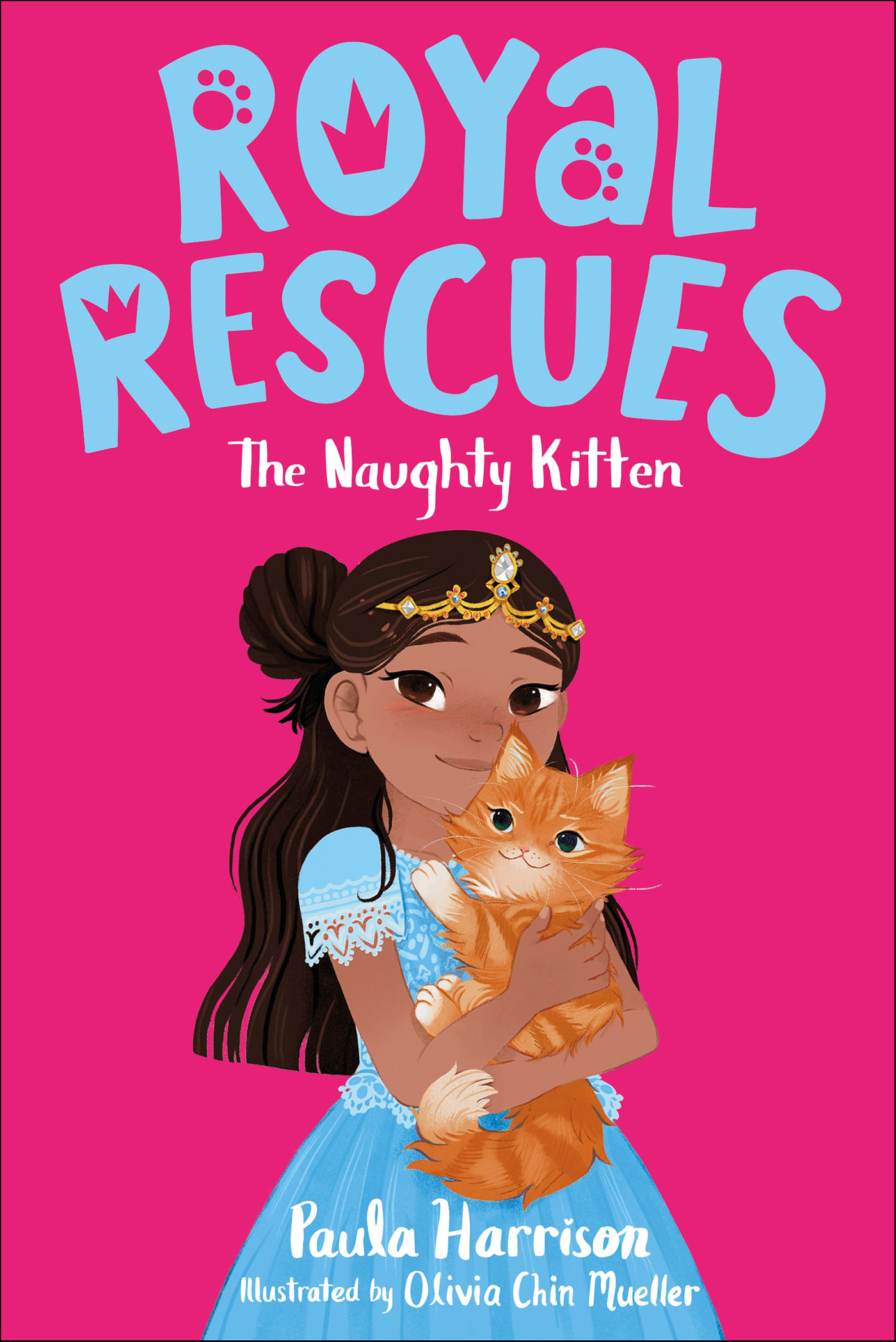 This image is the cover for the book Royal Rescues: The Naughty Kitten, Royal Rescues