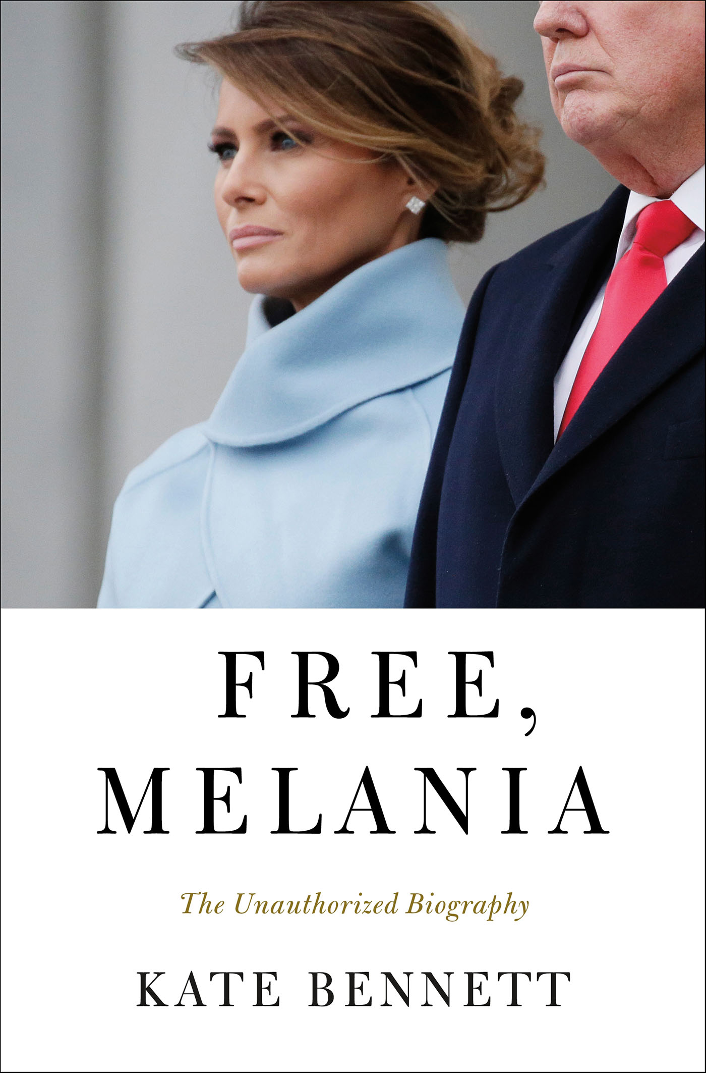This image is the cover for the book Free, Melania