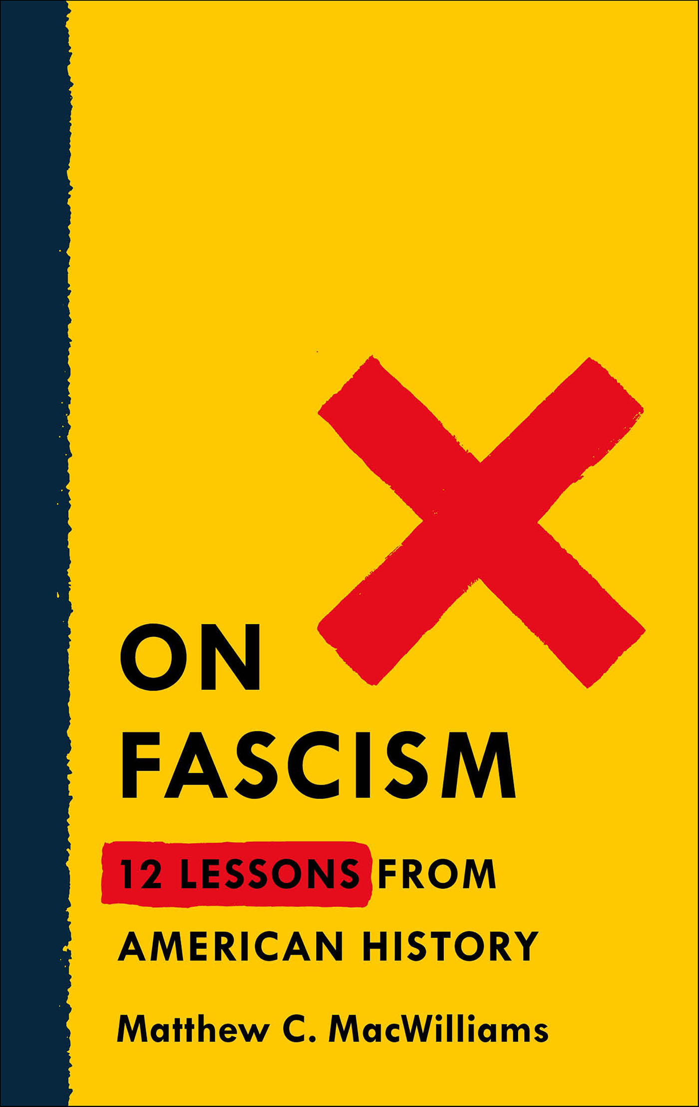 This image is the cover for the book On Fascism