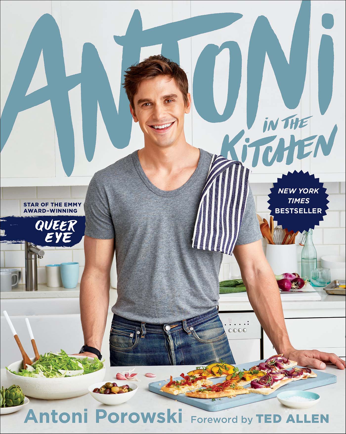 This image is the cover for the book Antoni in the Kitchen