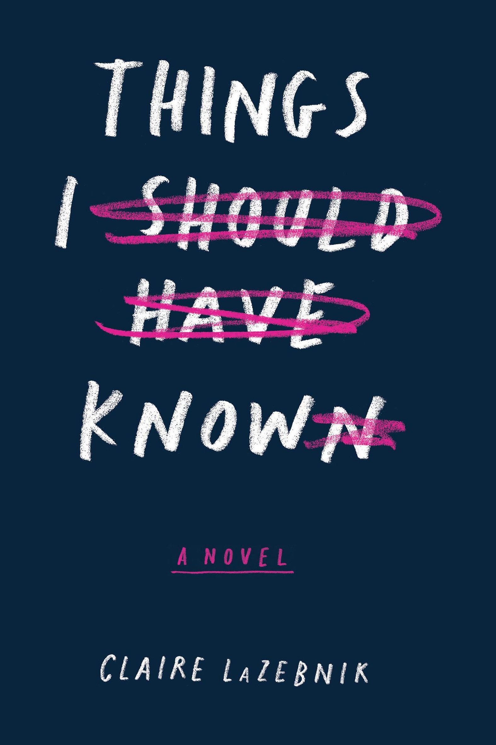 This image is the cover for the book Things I Should Have Known
