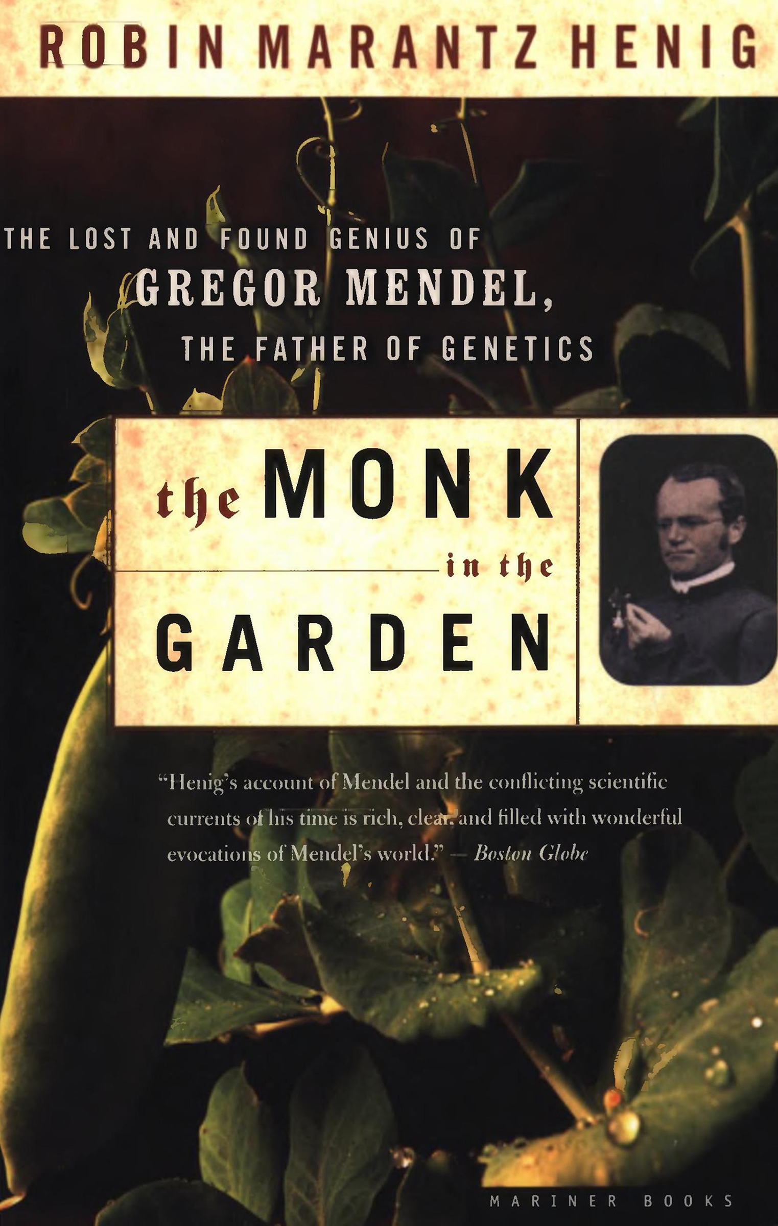 This image is the cover for the book Monk in the Garden