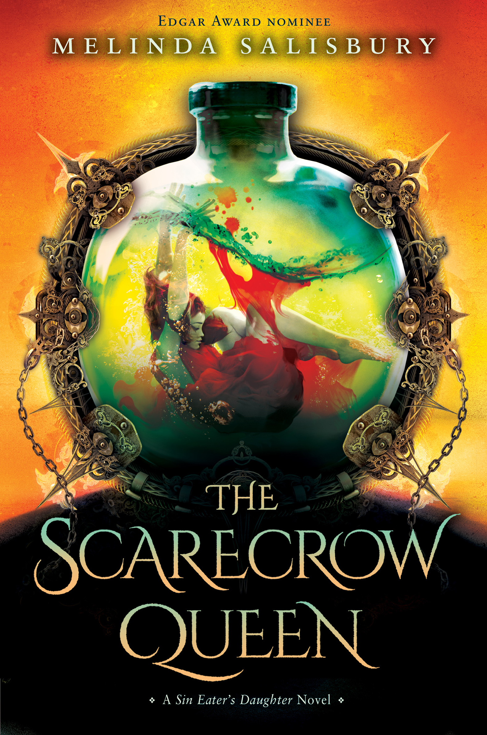 This image is the cover for the book Scarecrow Queen, The Sin Eater's Daughter Novels