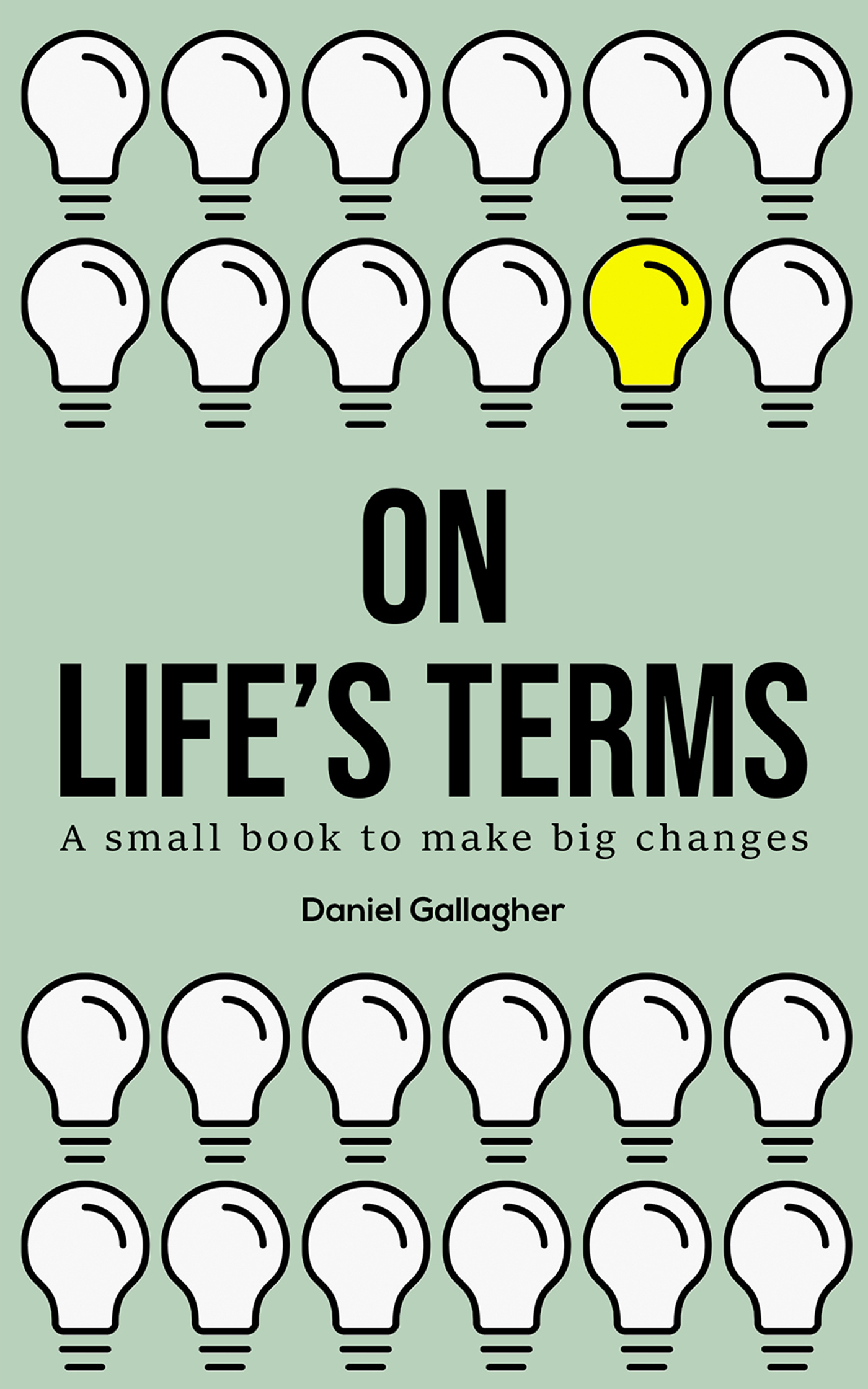This image is the cover for the book On Life's Terms