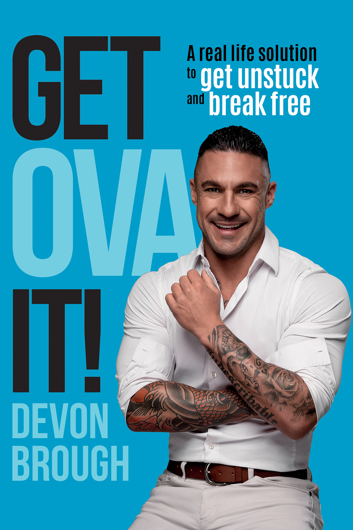 This image is the cover for the book Get OVA It!