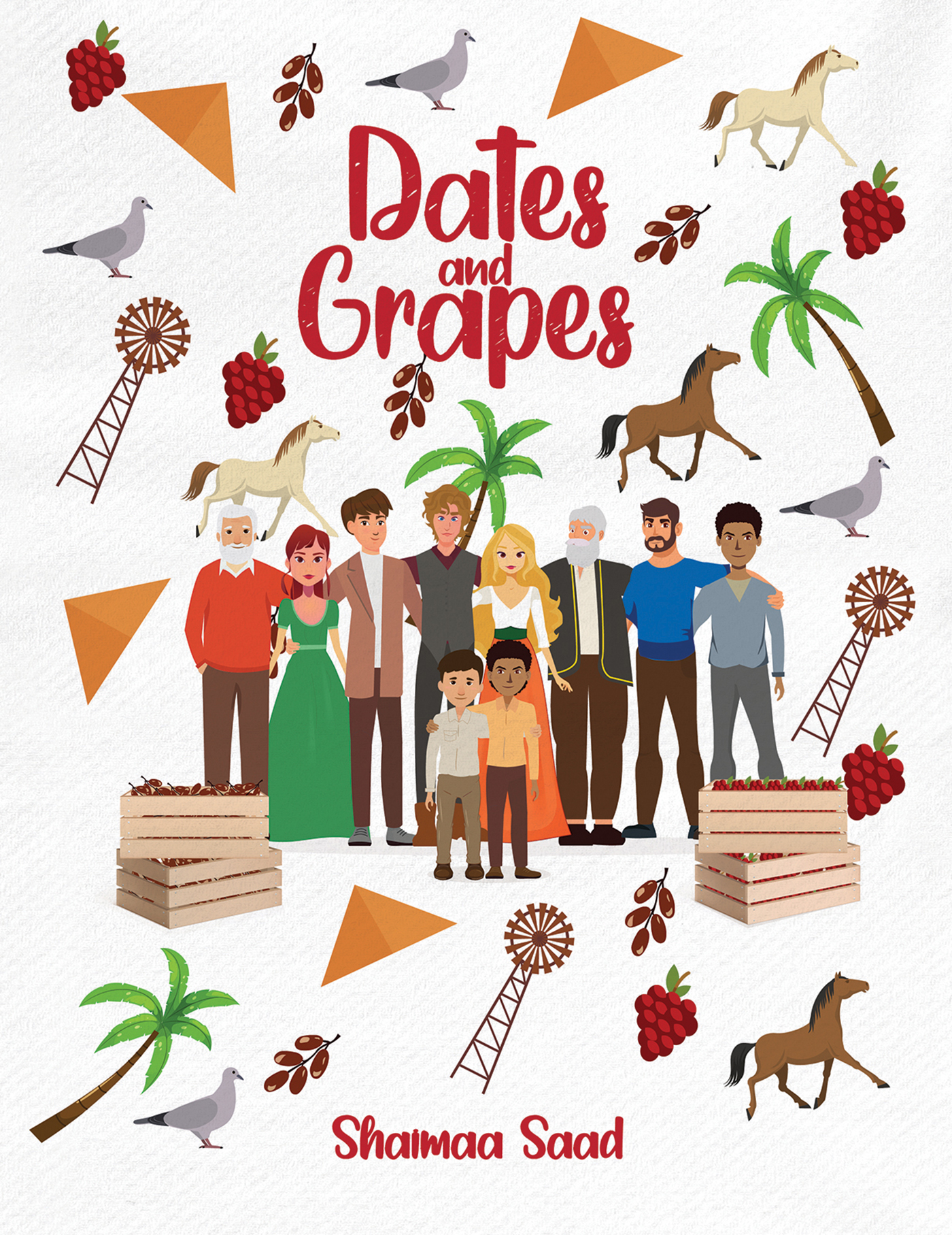 This image is the cover for the book Dates and Grapes