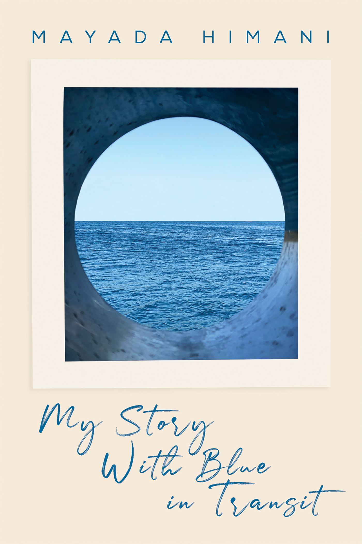 This image is the cover for the book My Story with Blue in Transit