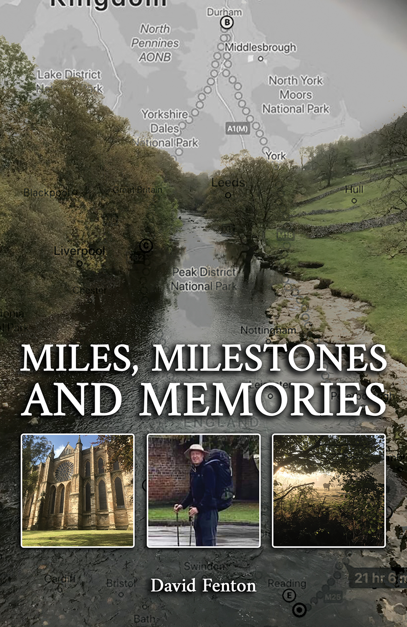 This image is the cover for the book Miles, Milestones and Memories
