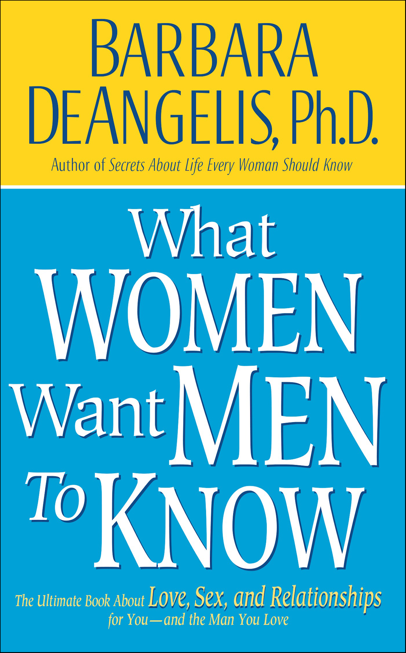 This image is the cover for the book What Women Want Men to Know