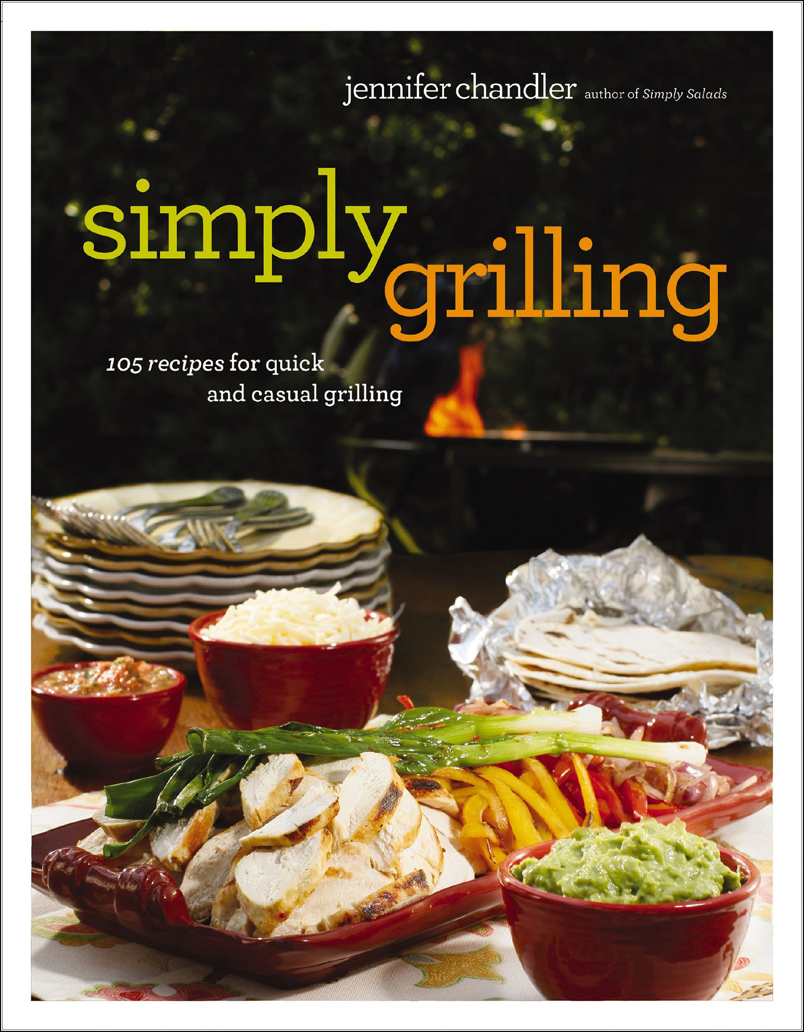 This image is the cover for the book Simply Grilling