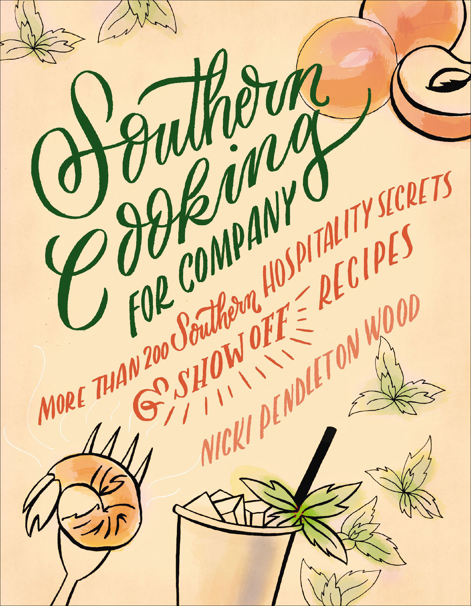 This image is the cover for the book Southern Cooking for Company