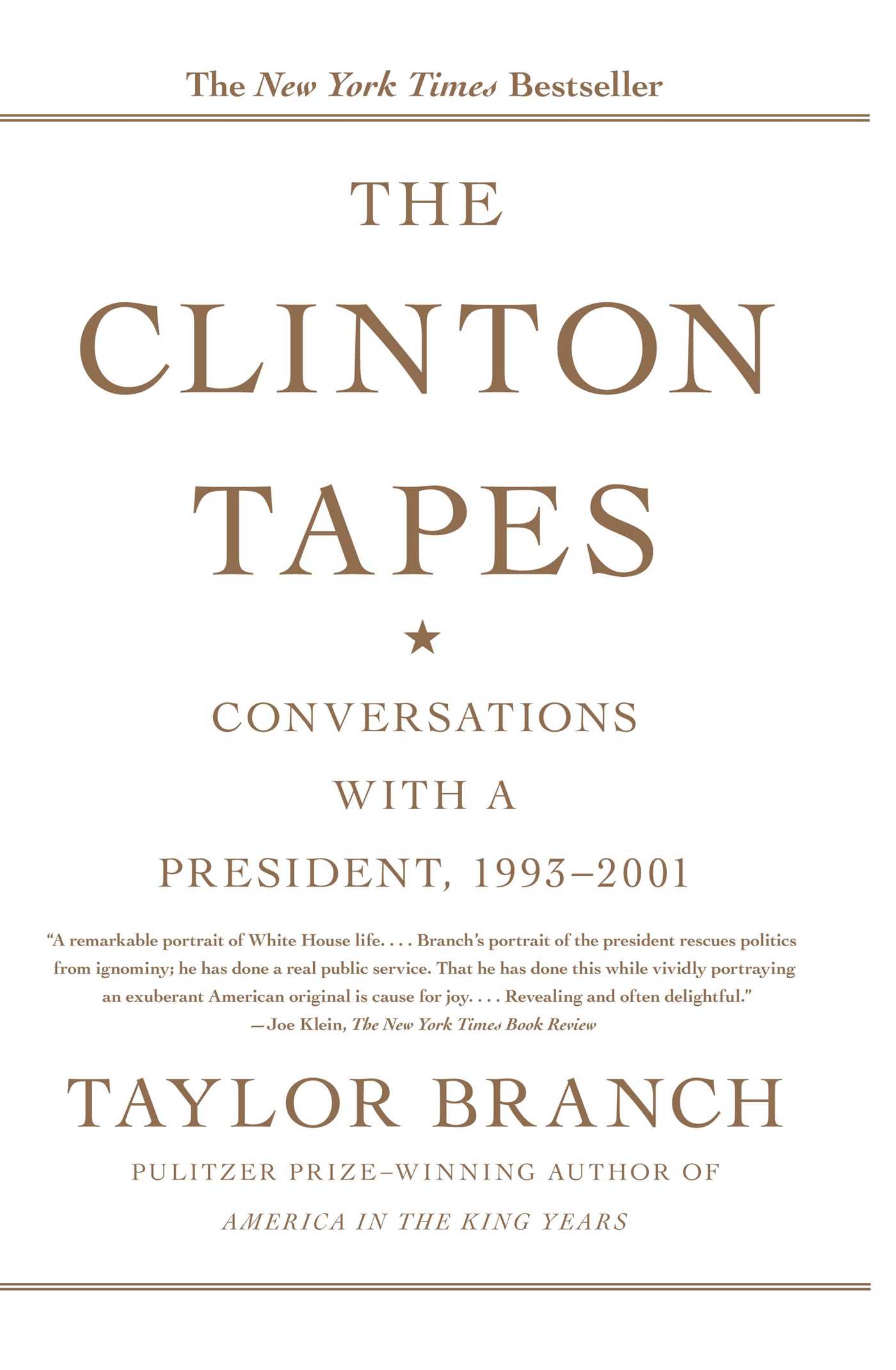 This image is the cover for the book Clinton Tapes