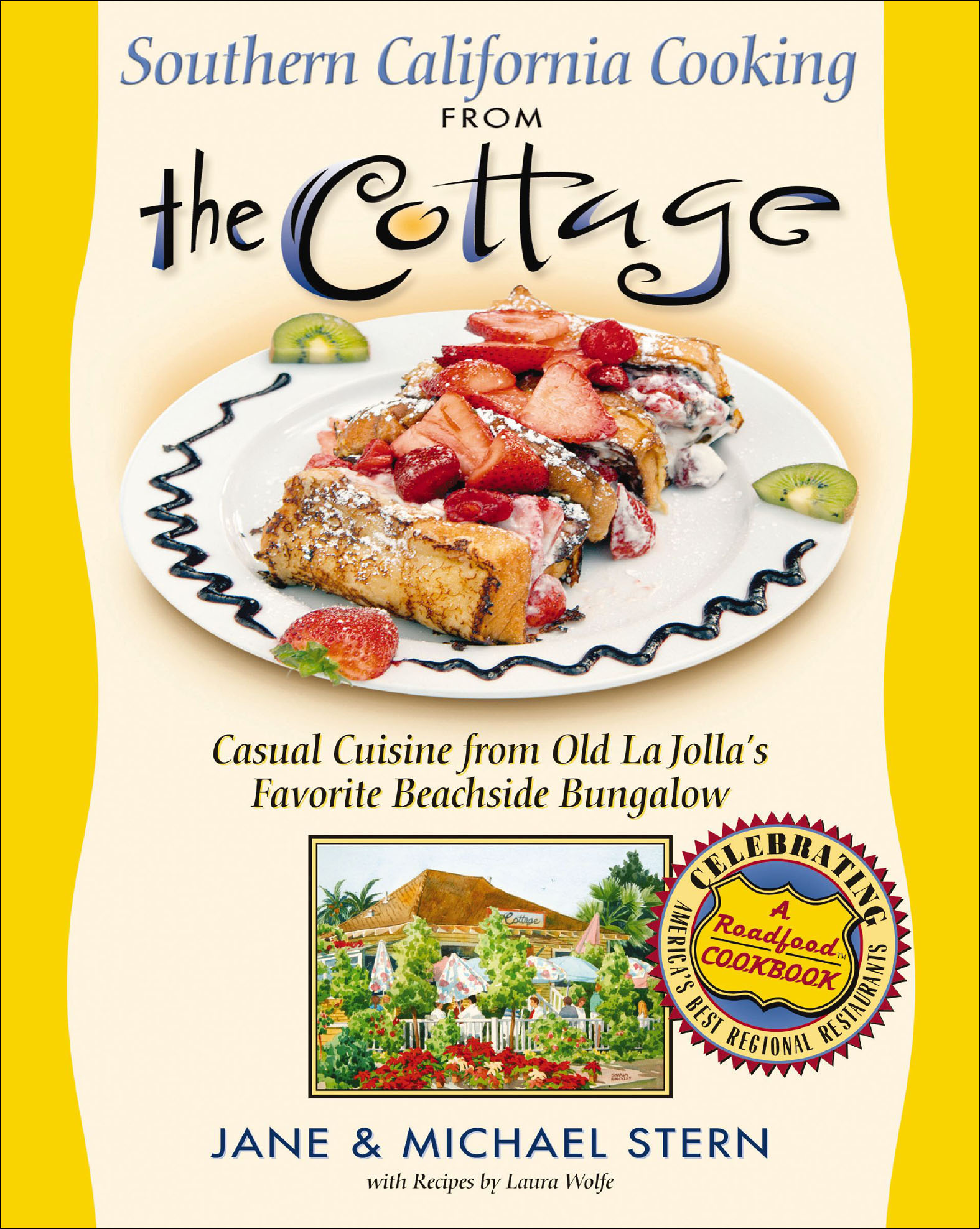 This image is the cover for the book Southern California Cooking from the Cottage, Roadfood Cookbooks