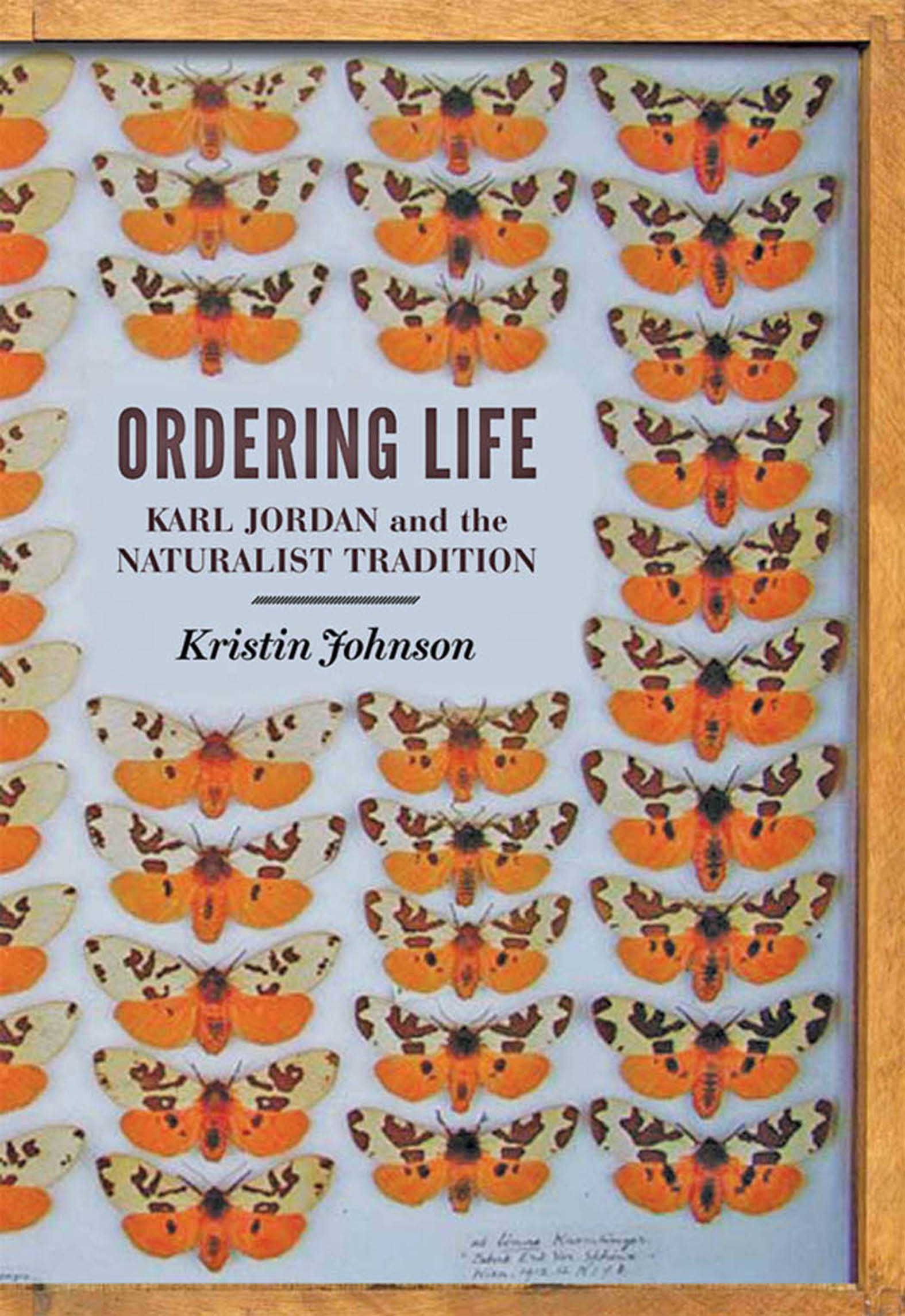 This image is the cover for the book Ordering Life