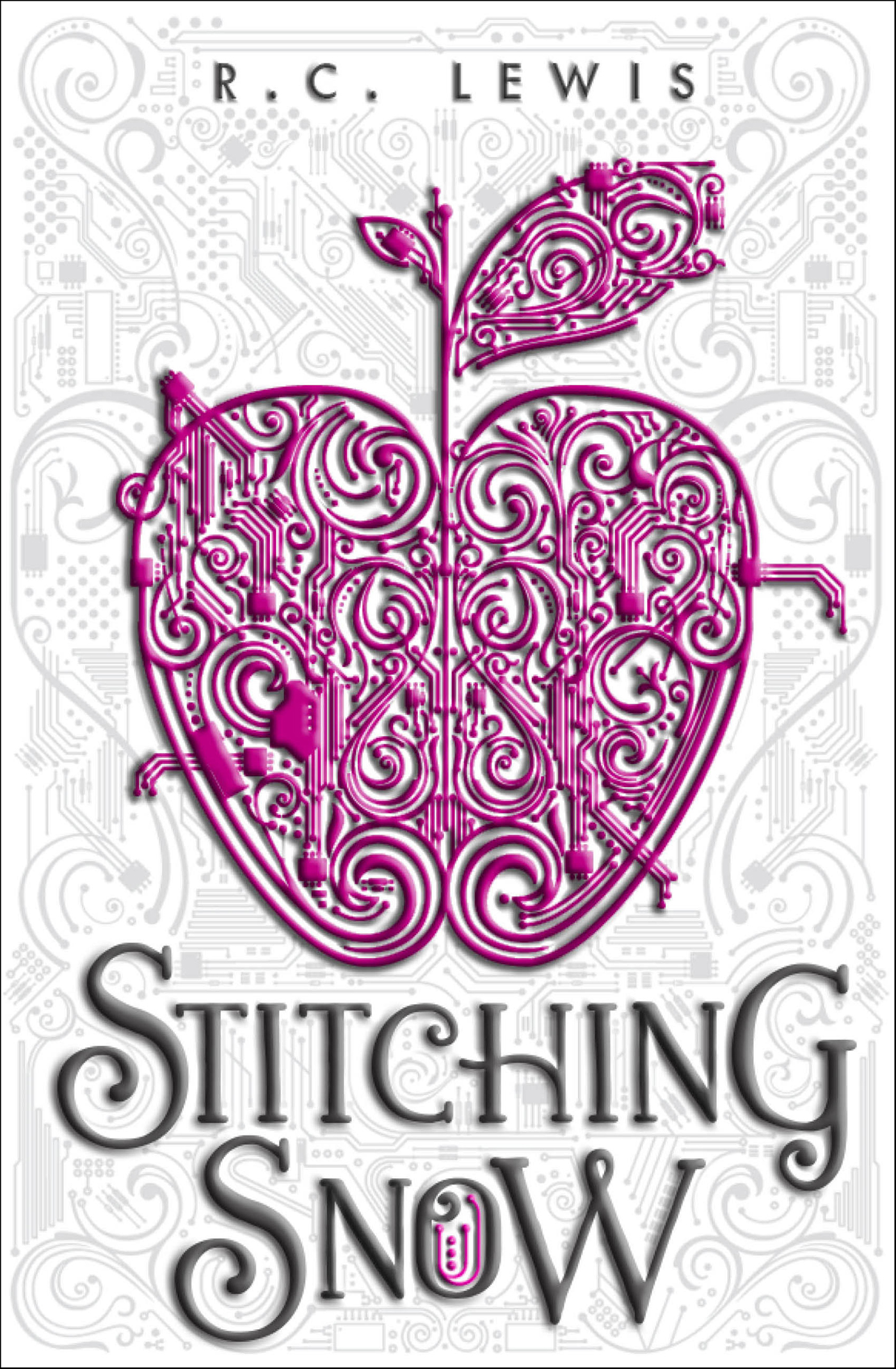 This image is the cover for the book Stitching Snow