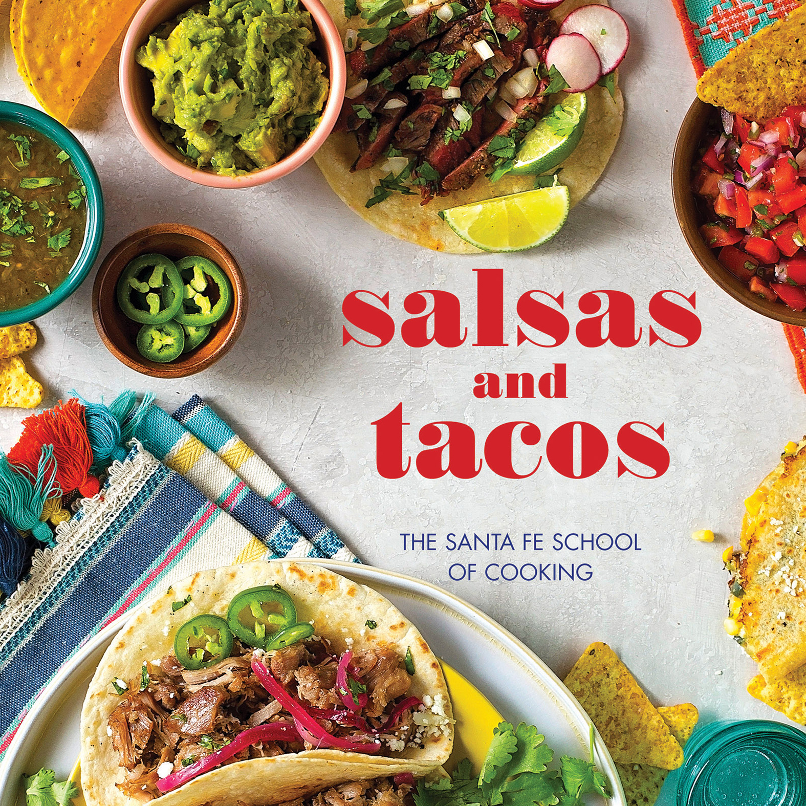 This image is the cover for the book Salsas and Tacos