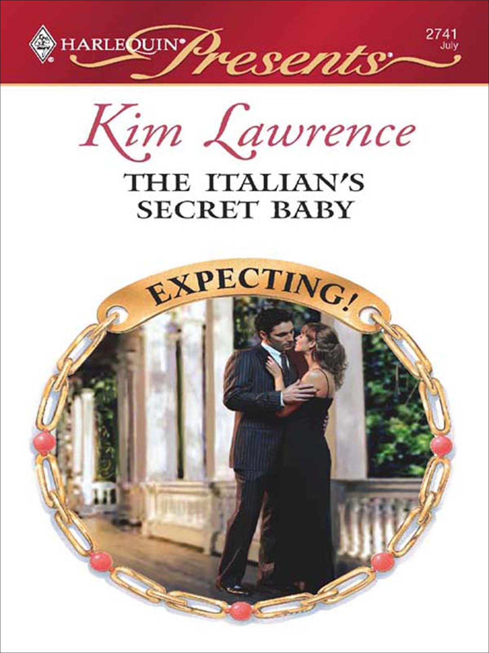 This image is the cover for the book Italian's Secret Baby, Expecting!