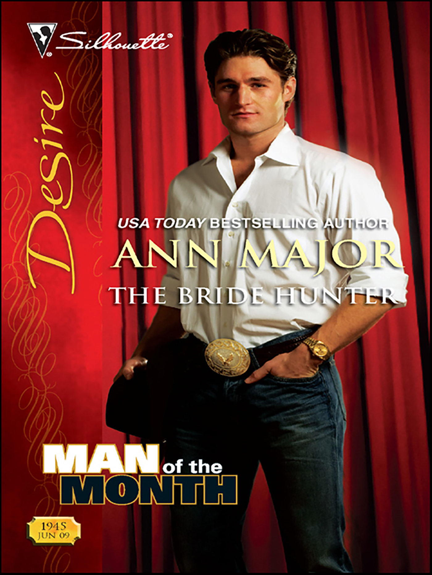 This image is the cover for the book Bride Hunter, Man of the Month