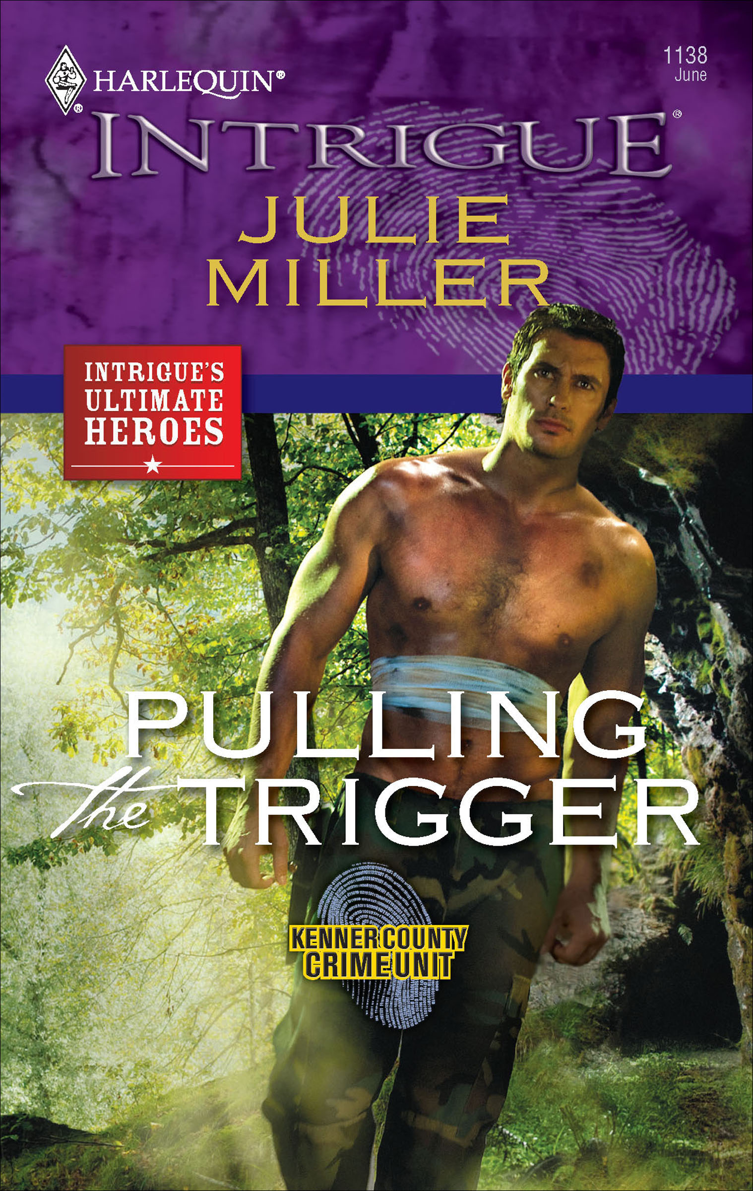 This image is the cover for the book Pulling the Trigger, Kenner County Crime Unit