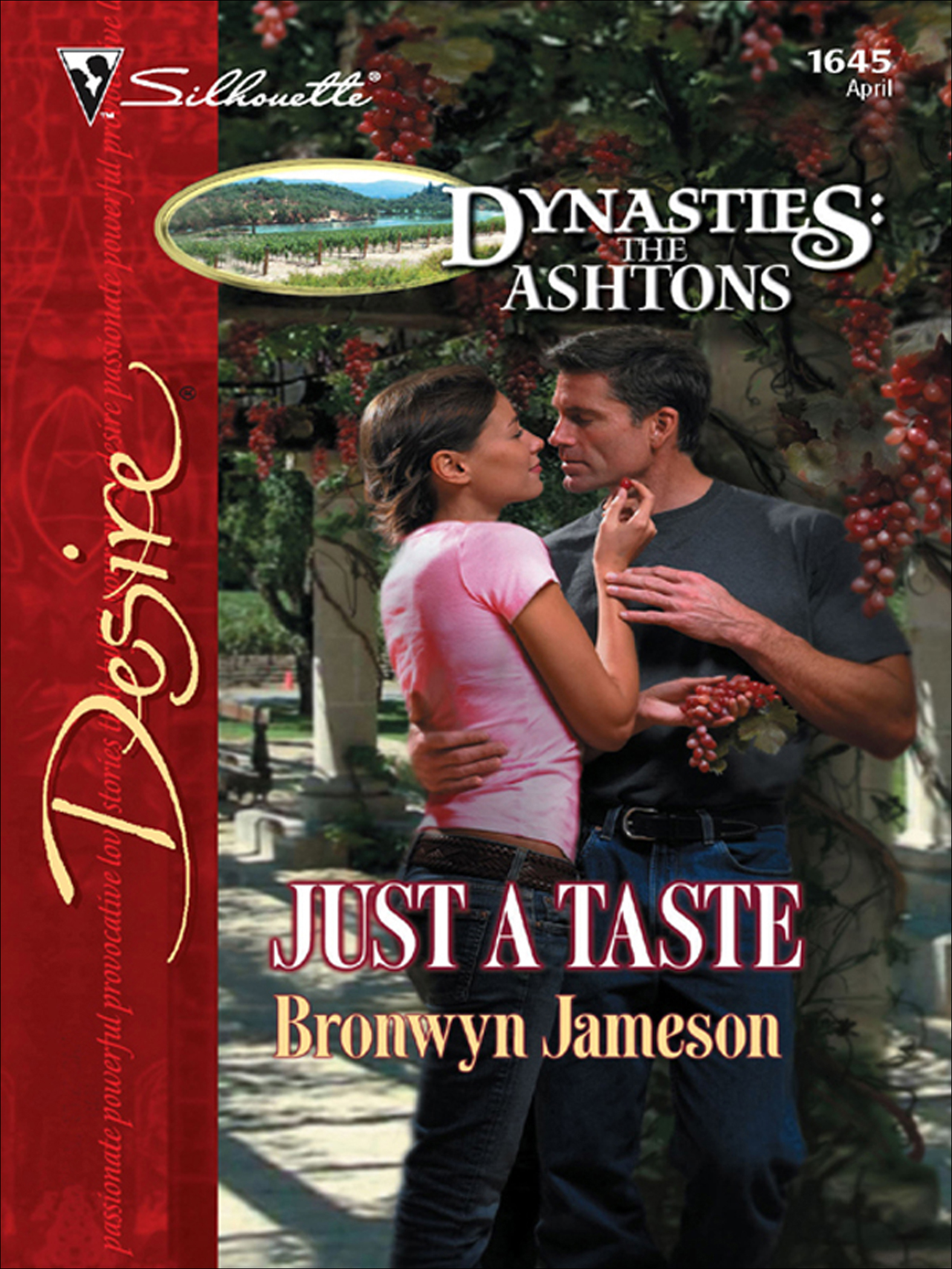 This image is the cover for the book Just a Taste, Dynasties: The Ashtons