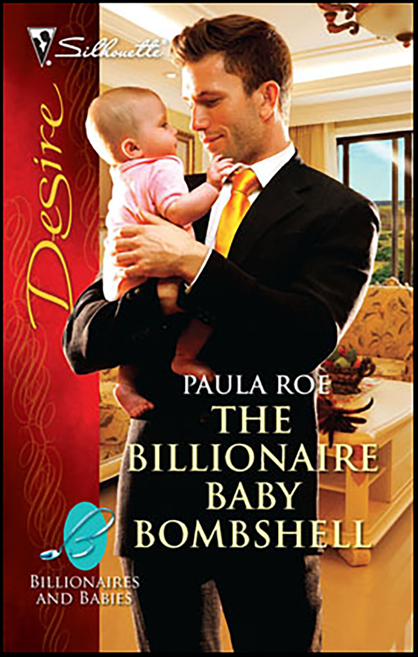 This image is the cover for the book Billionaire Baby Bombshell, Billionaires and Babies