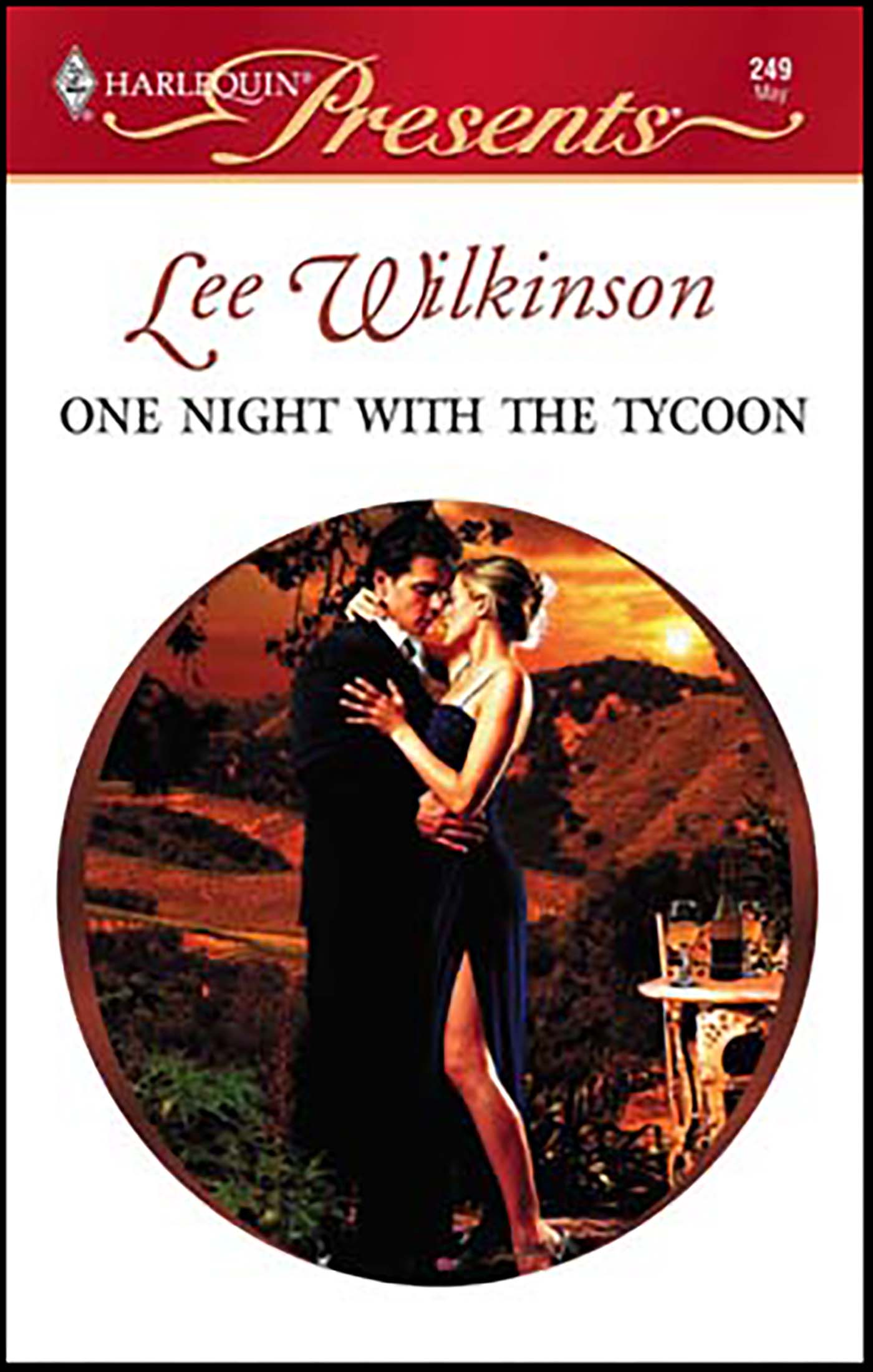 This image is the cover for the book One Night with the Tycoon, The Millionaire Affair