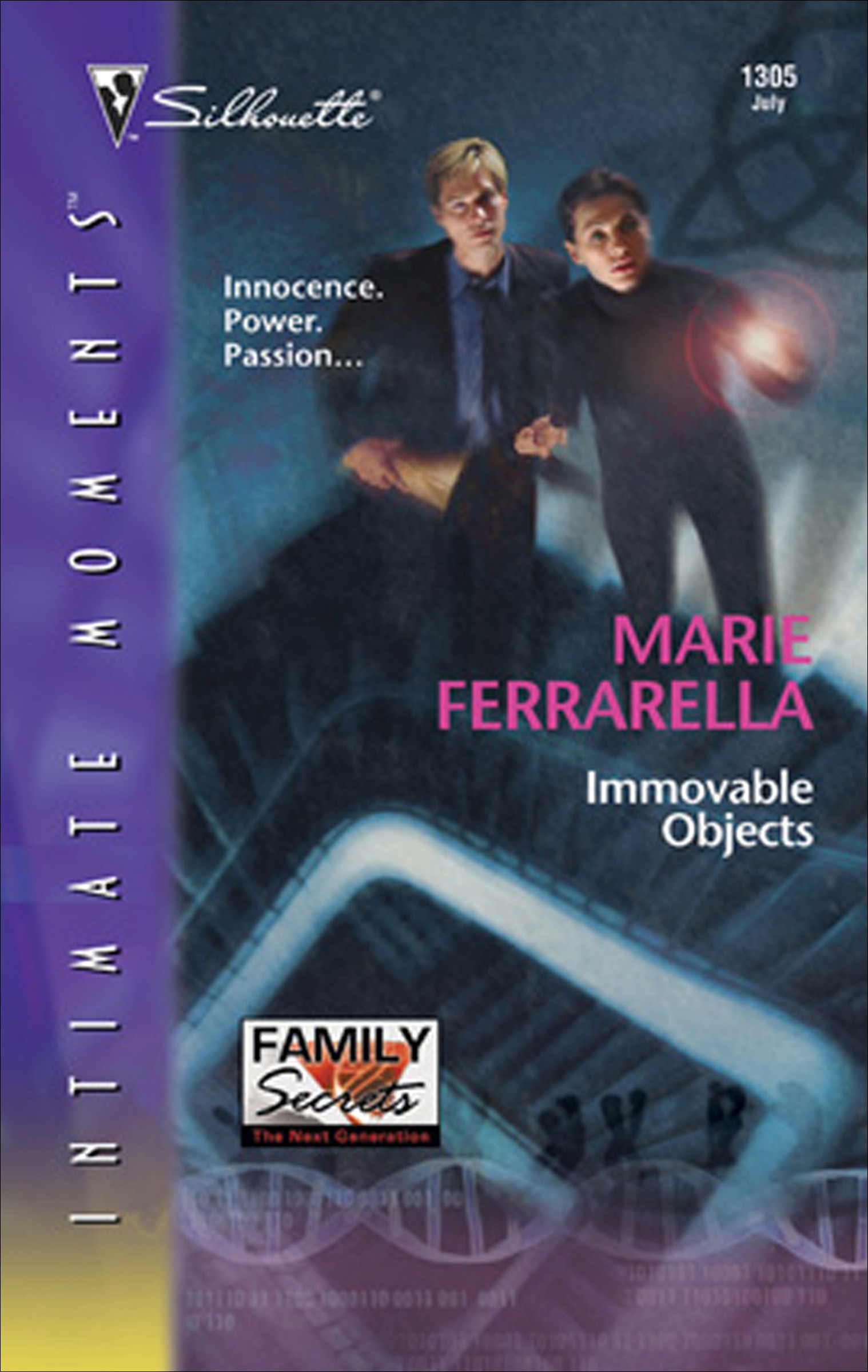 This image is the cover for the book Immovable Objects, Family Secrets: The Next Generation