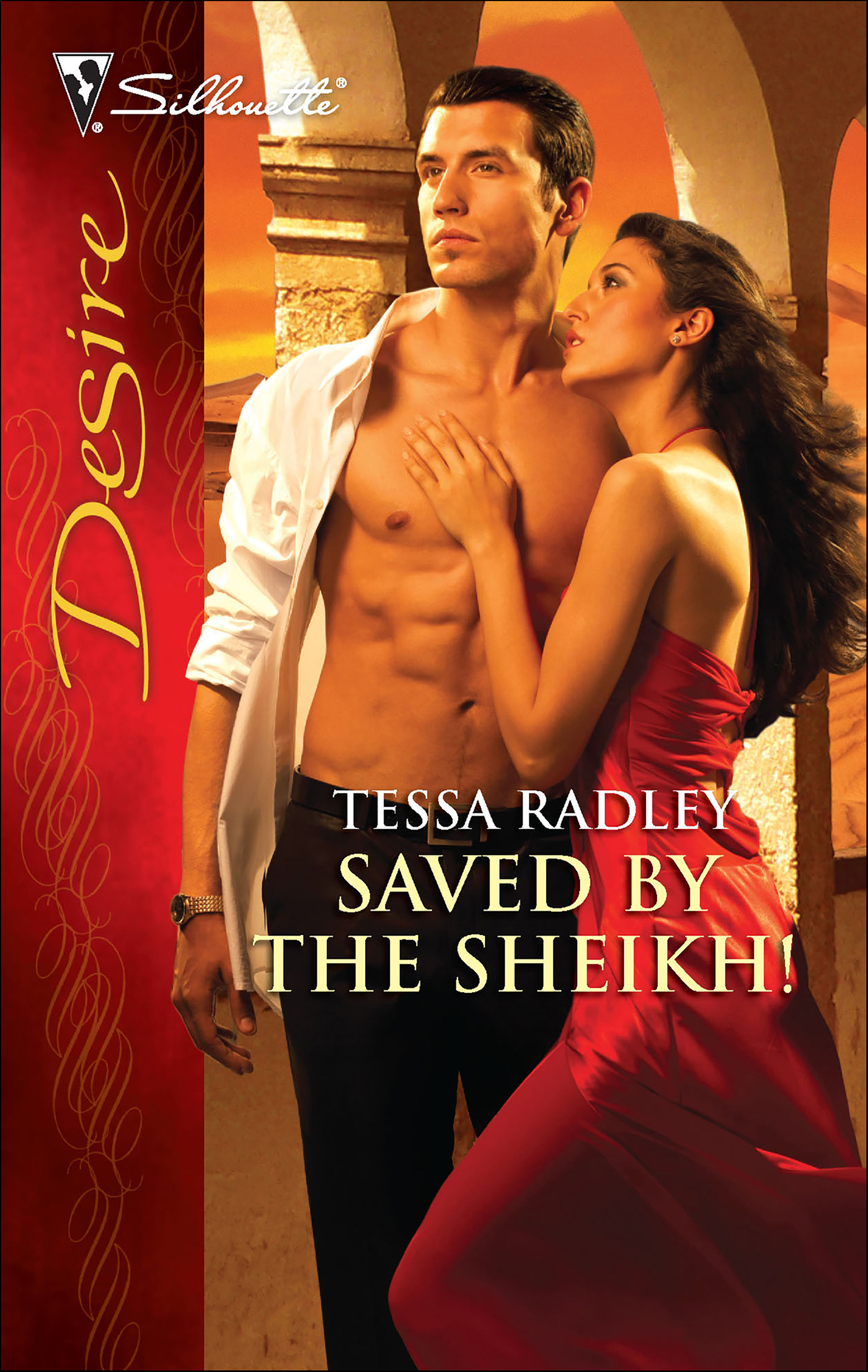 This image is the cover for the book Saved by the Sheikh!
