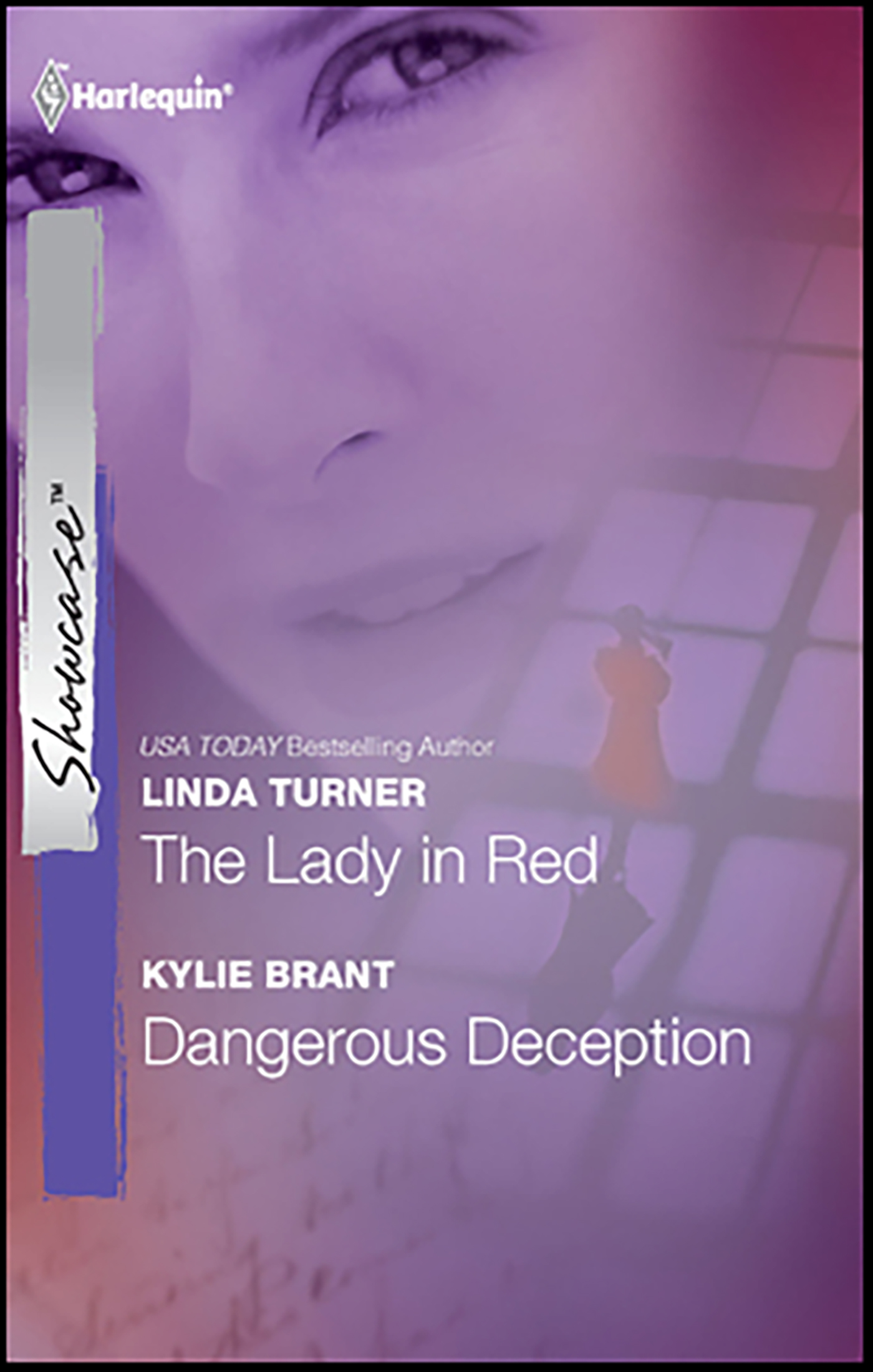 This image is the cover for the book Lady in Red and Dangerous Deception