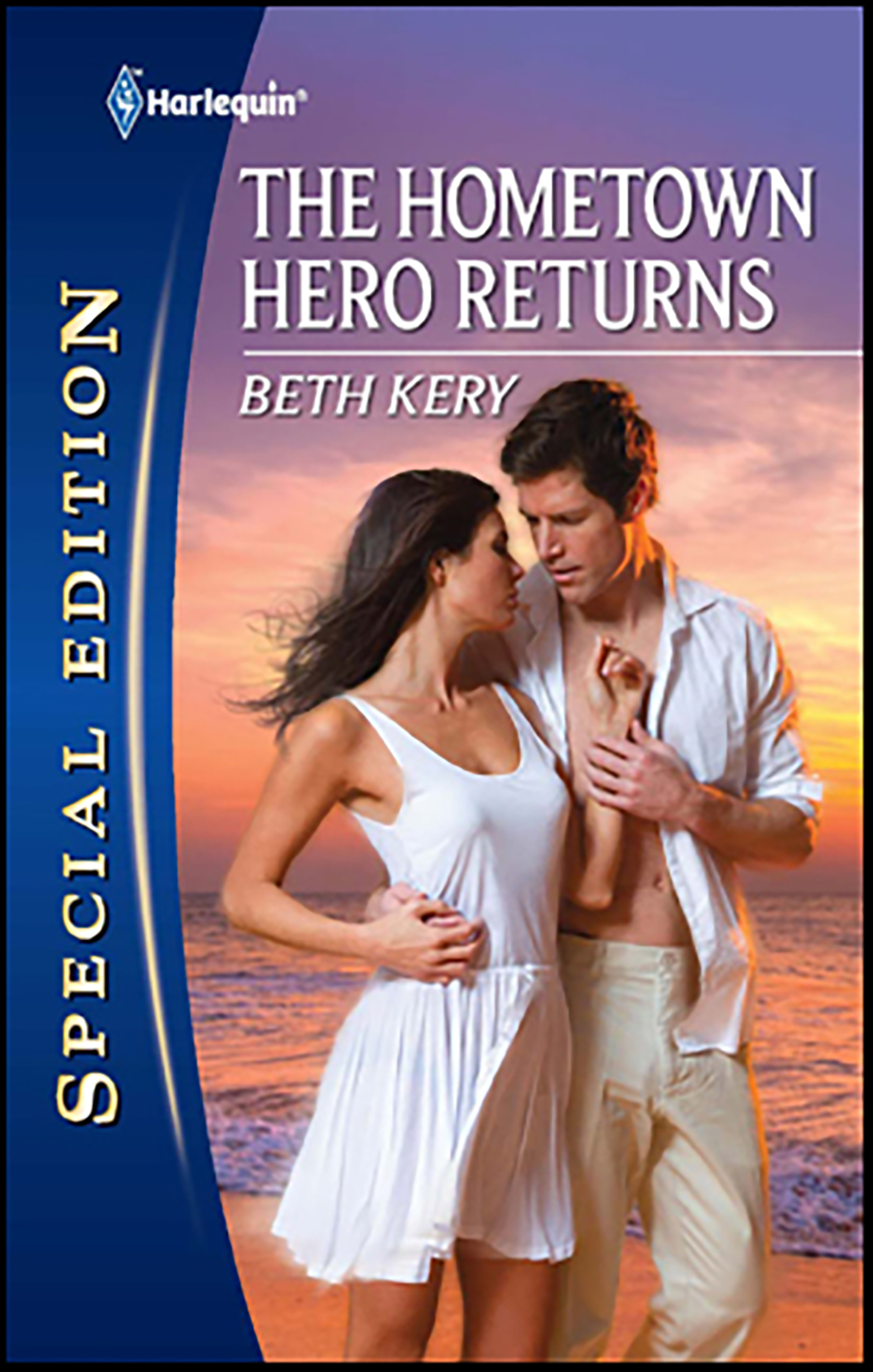 This image is the cover for the book Hometown Hero Returns, Home to Harbor Town
