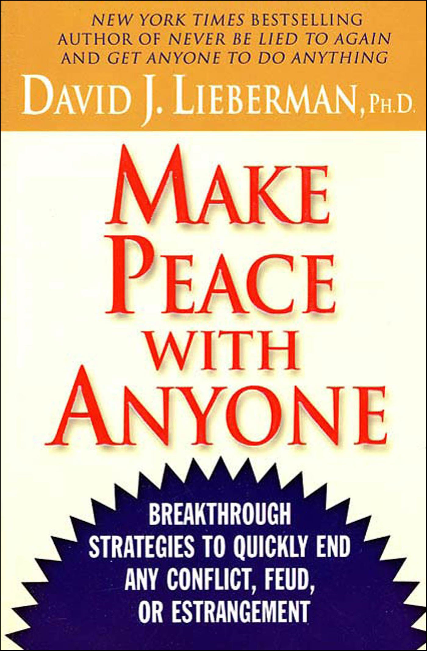 This image is the cover for the book Make Peace with Anyone