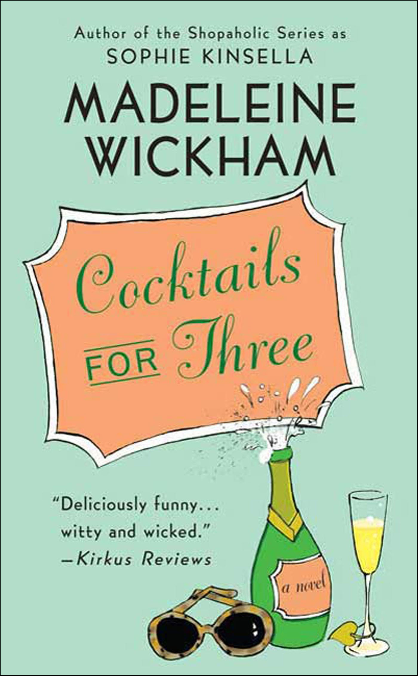 This image is the cover for the book Cocktails for Three