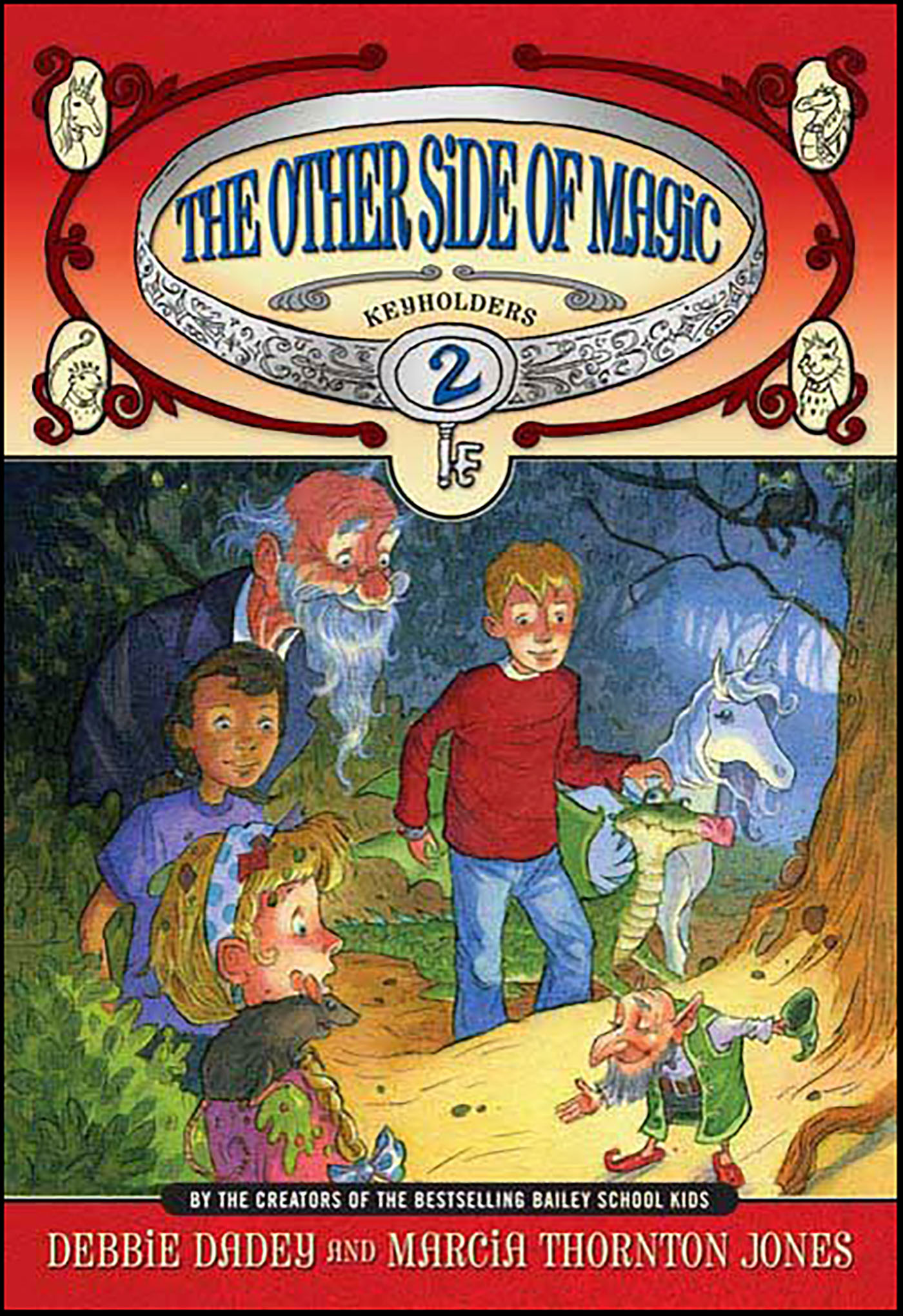 This image is the cover for the book Keyholders #2: The Other Side of Magic, Keyholders Series