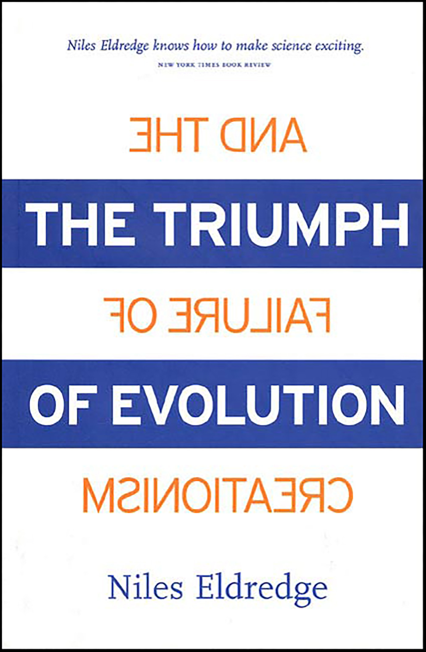 This image is the cover for the book Triumph of Evolution