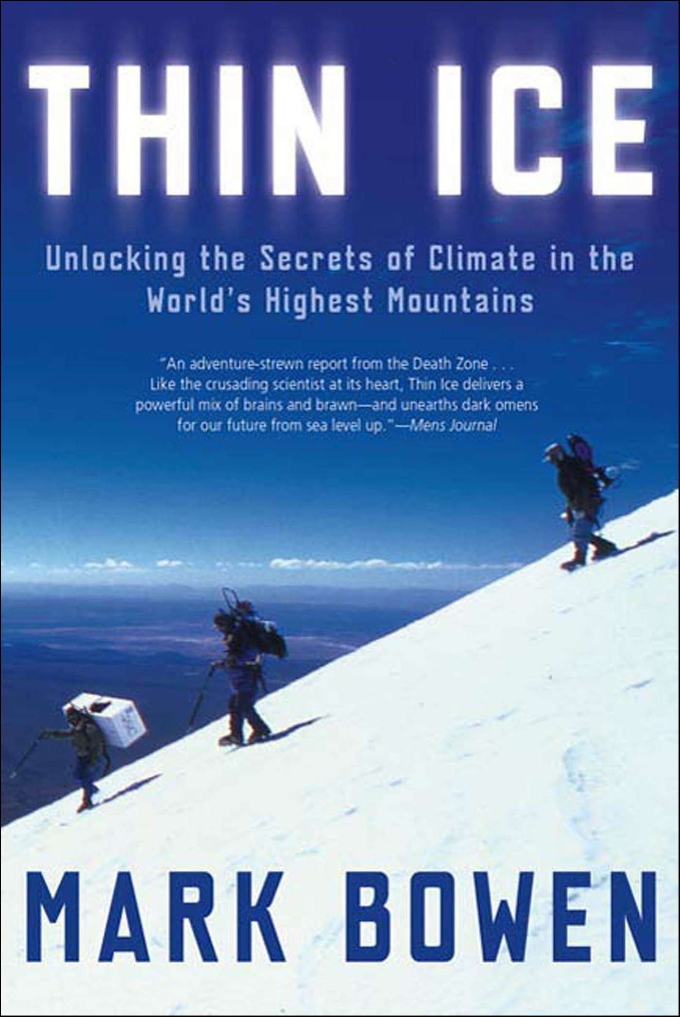 This image is the cover for the book Thin Ice