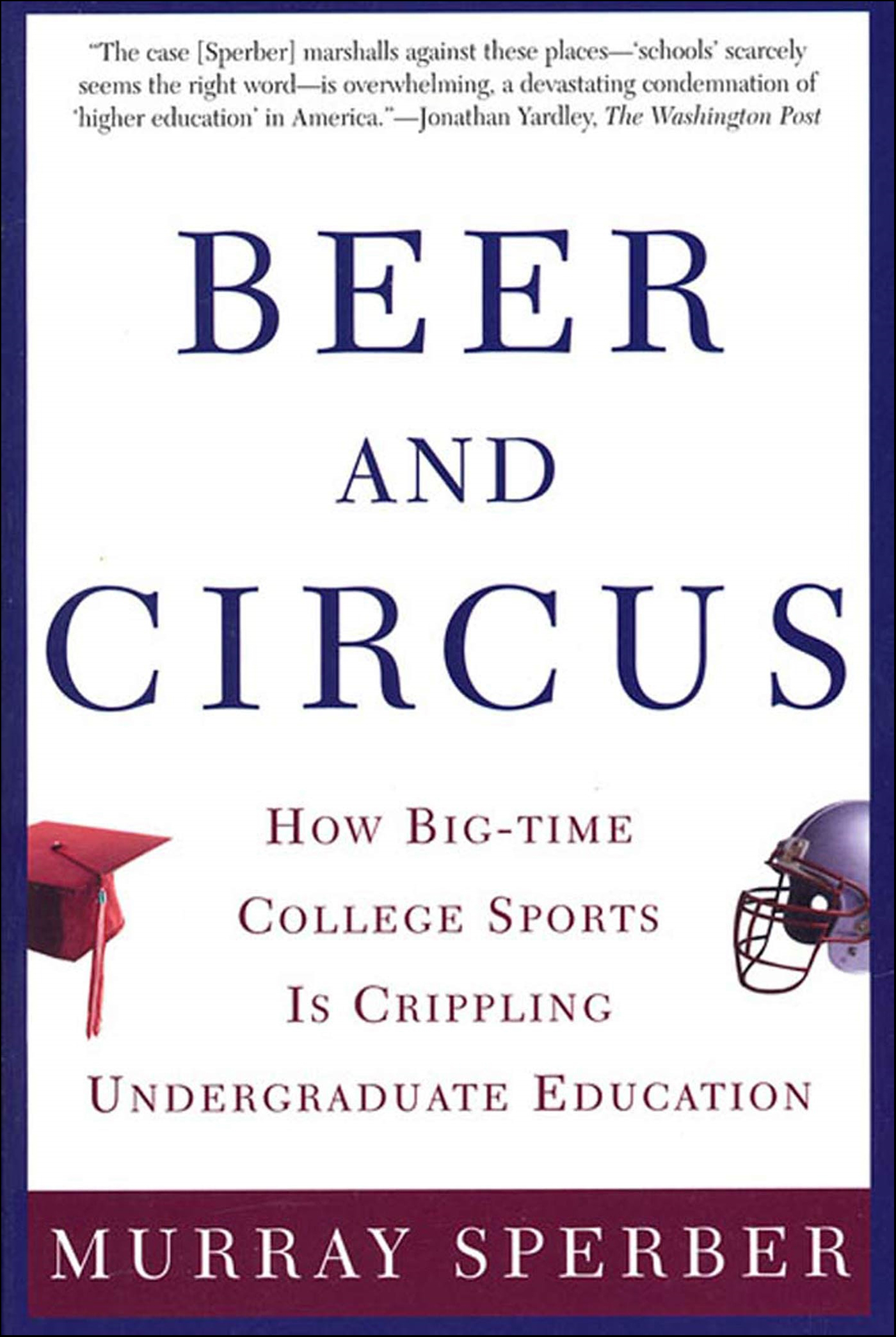 This image is the cover for the book Beer and Circus
