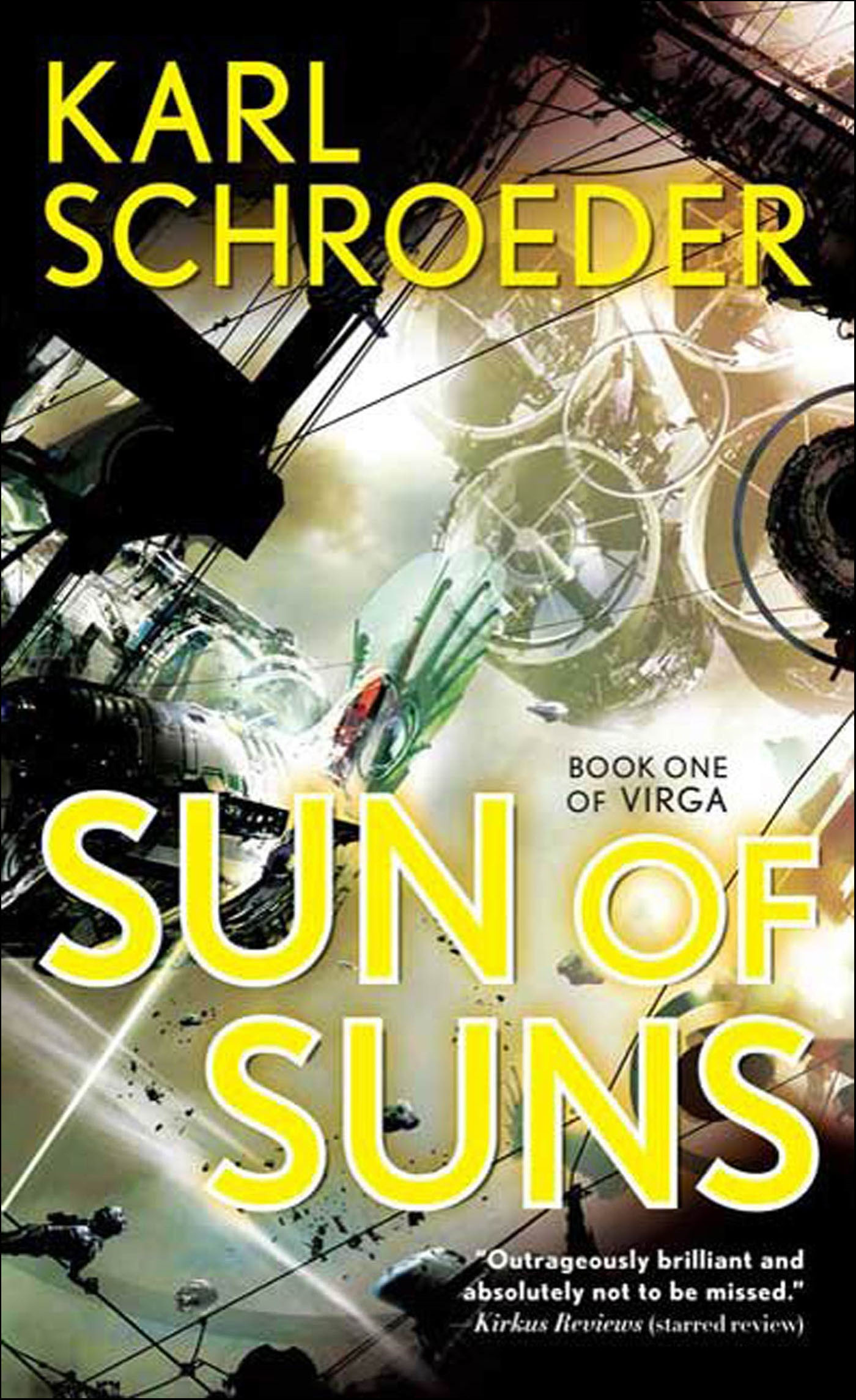 This image is the cover for the book Sun of Suns, Virga