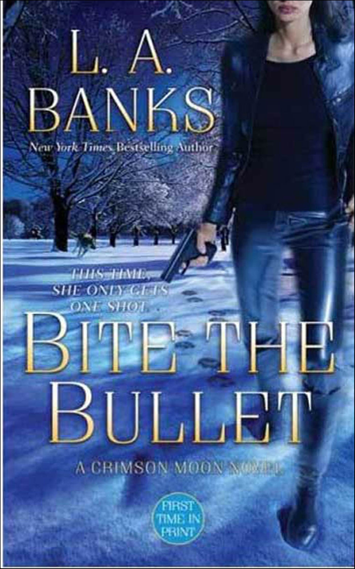 This image is the cover for the book Bite the Bullet, Crimson Moon Novels