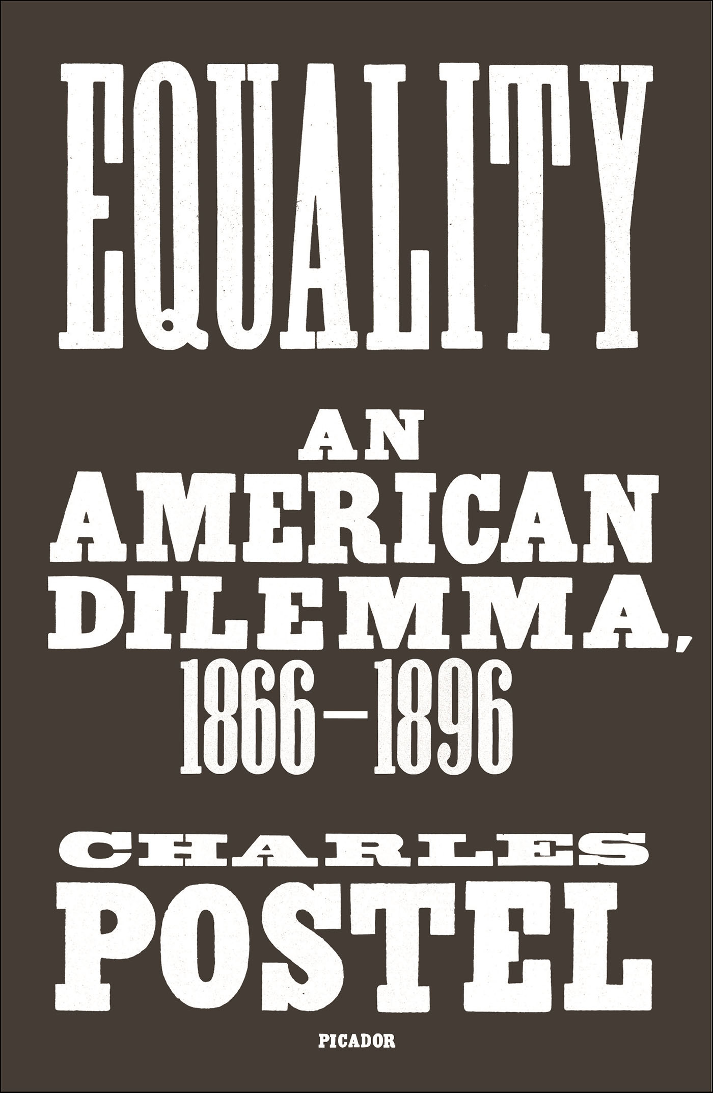 This image is the cover for the book Equality