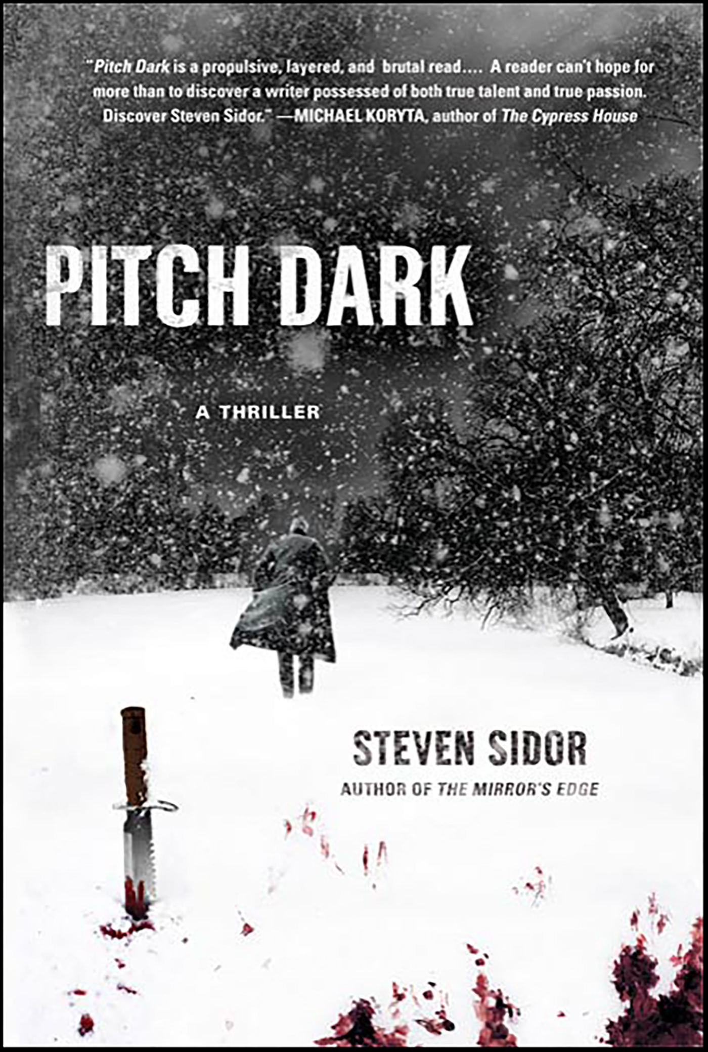 This image is the cover for the book Pitch Dark