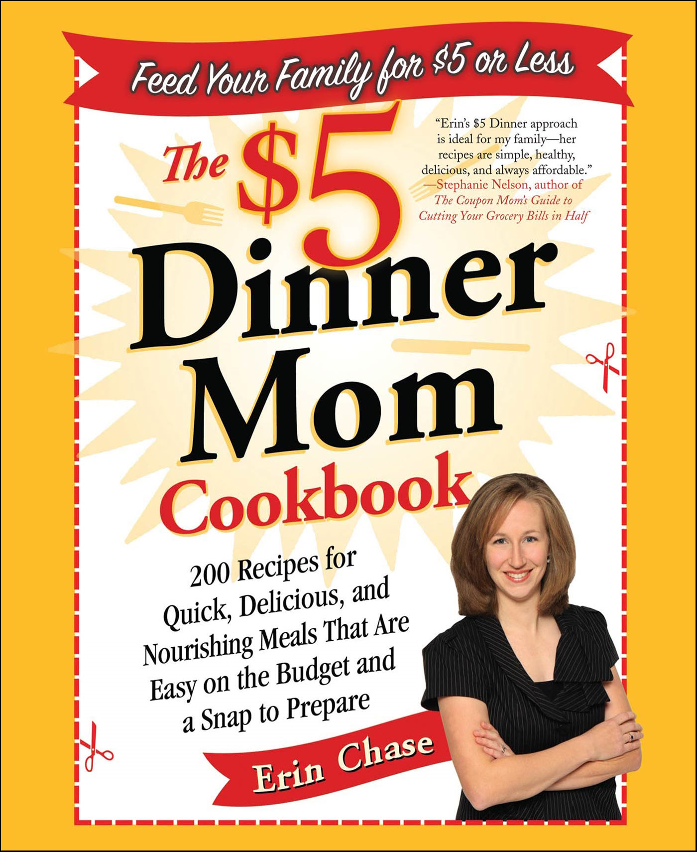 This image is the cover for the book $5 Dinner Mom Cookbook