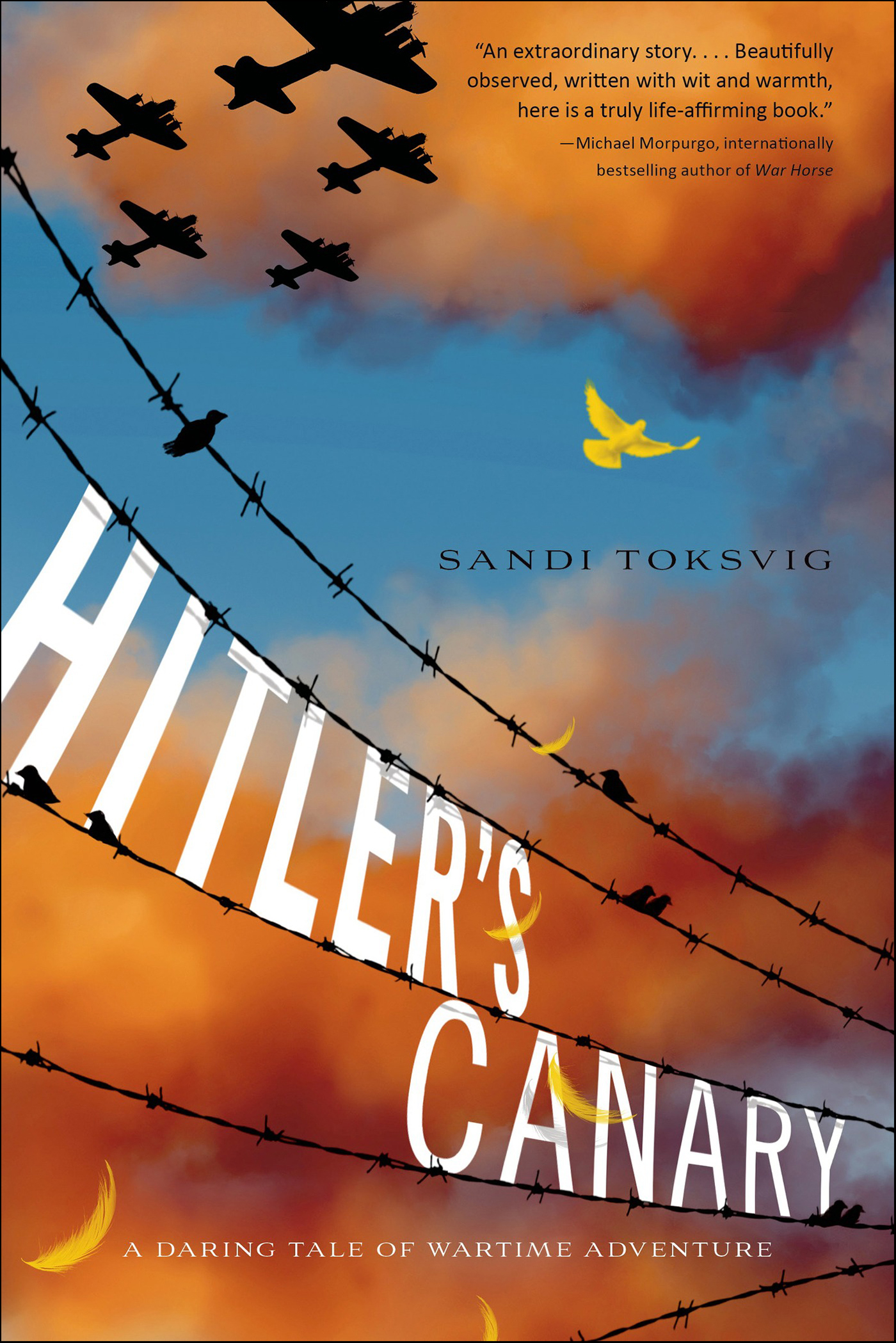 This image is the cover for the book Hitler's Canary