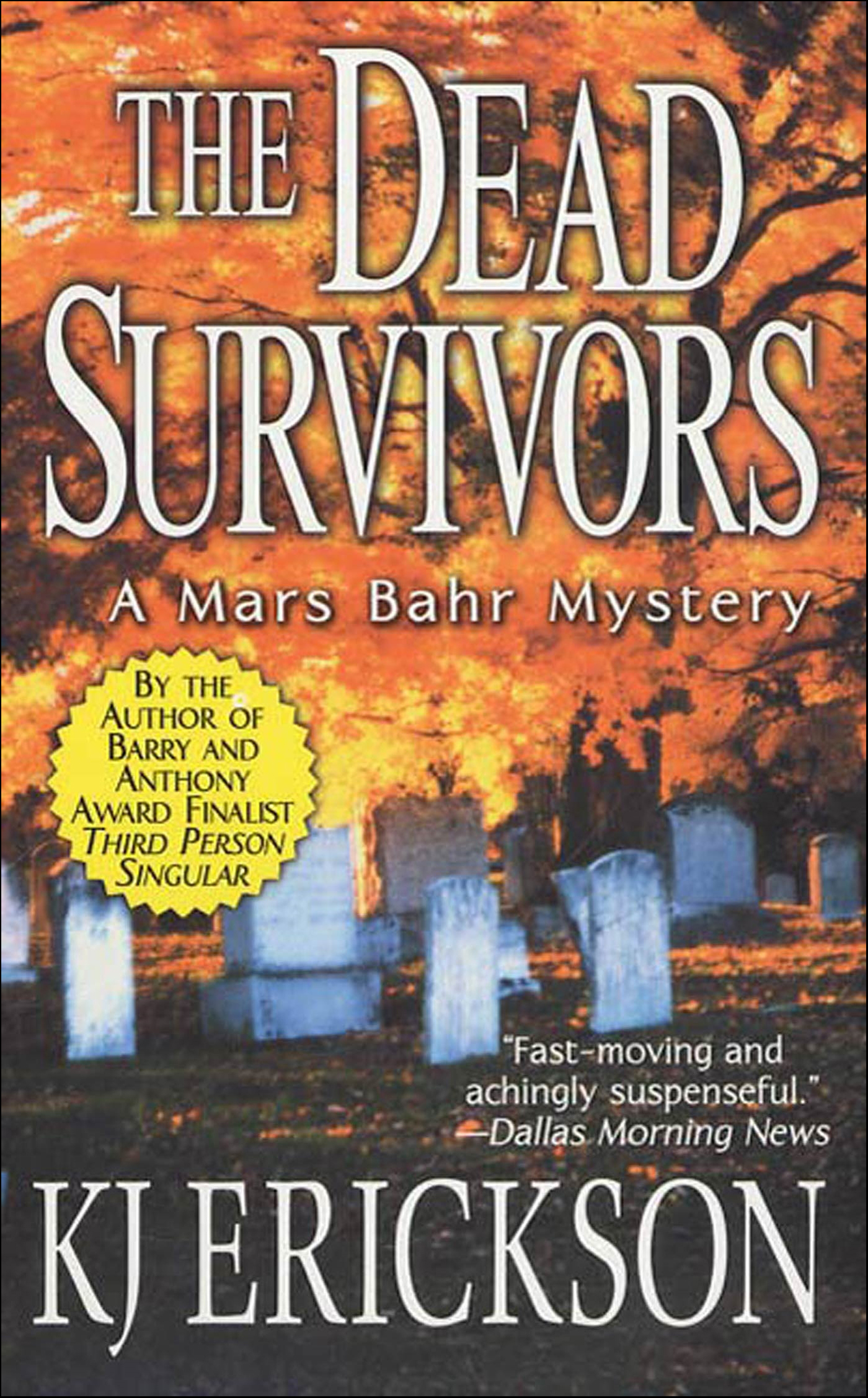 This image is the cover for the book Dead Survivors, Mars Bahr Mysteries
