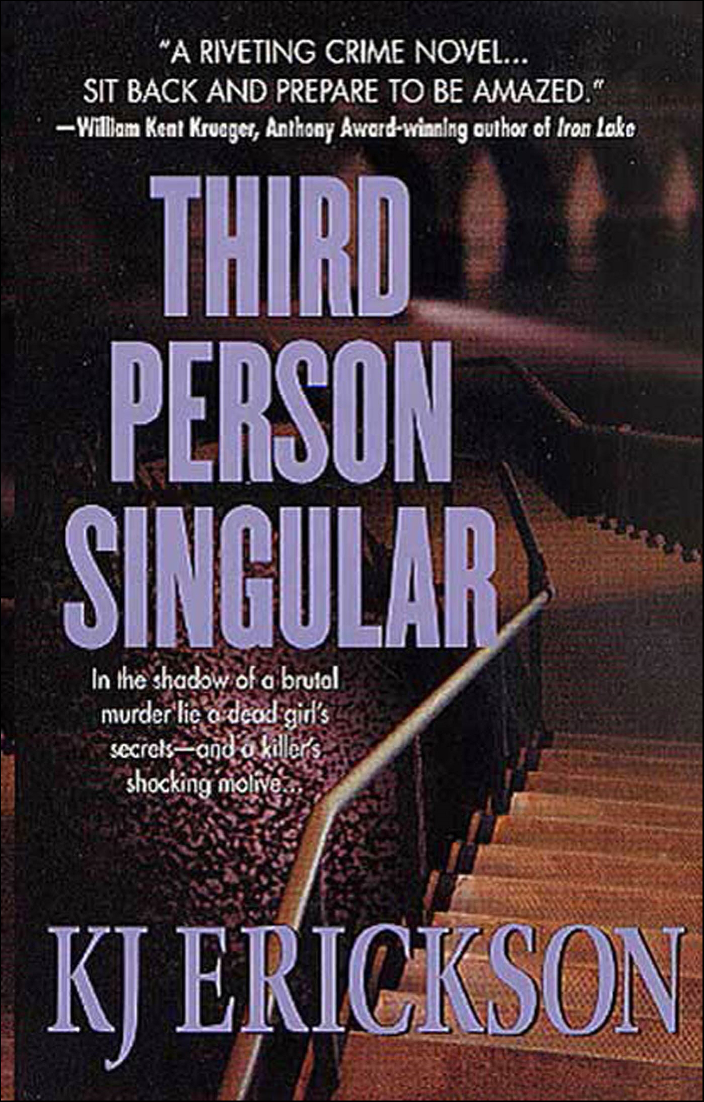 This image is the cover for the book Third Person Singular, Mars Bahr Mysteries