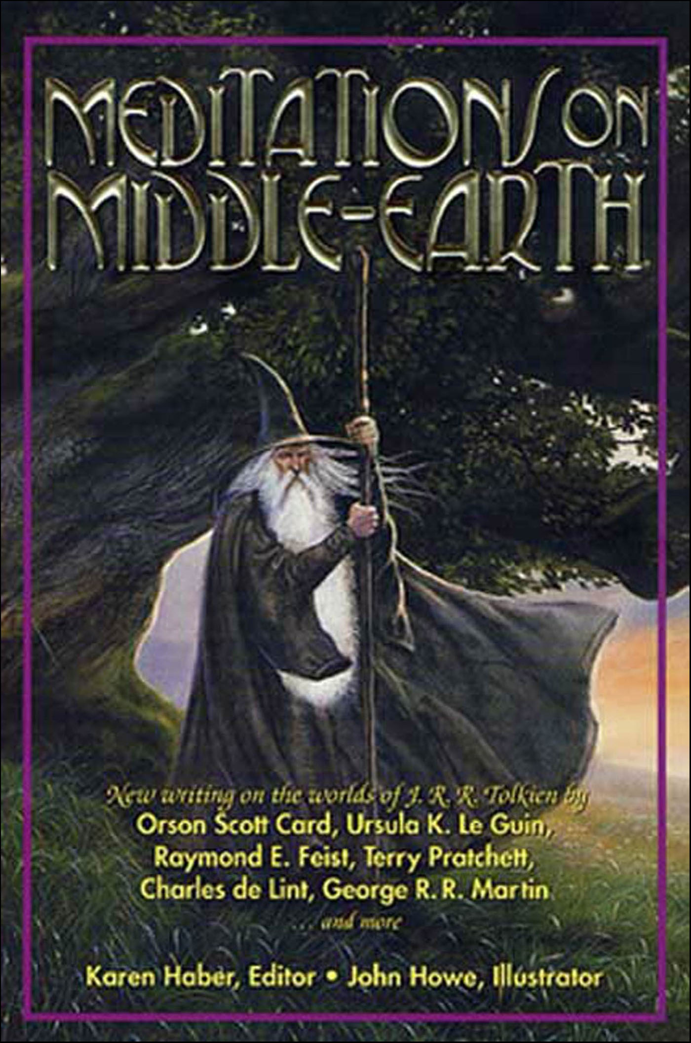 This image is the cover for the book Meditations on Middle-Earth